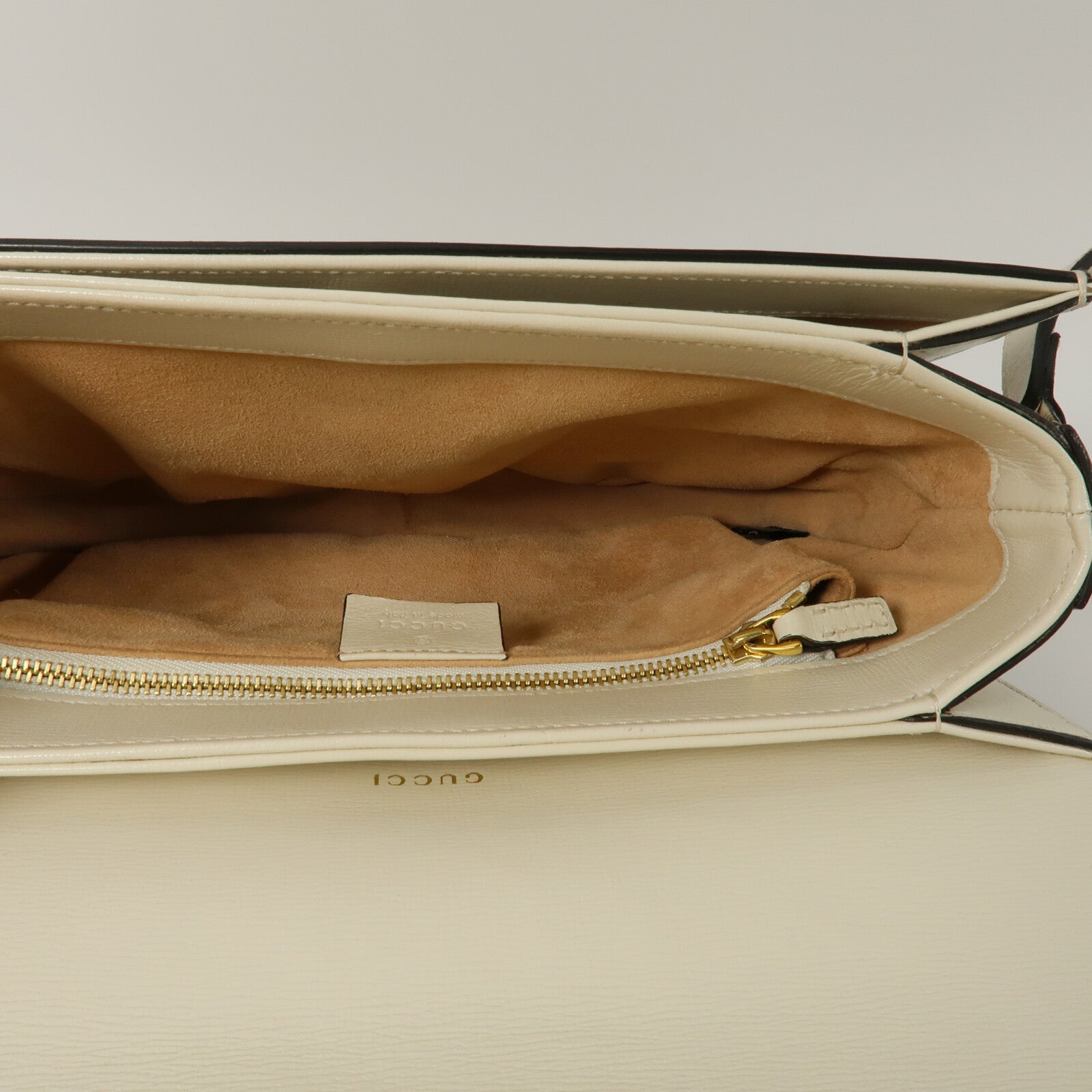 GUCCI 塗層帆布Horsebit 1955 Medium Shoulder Bag肩背袋