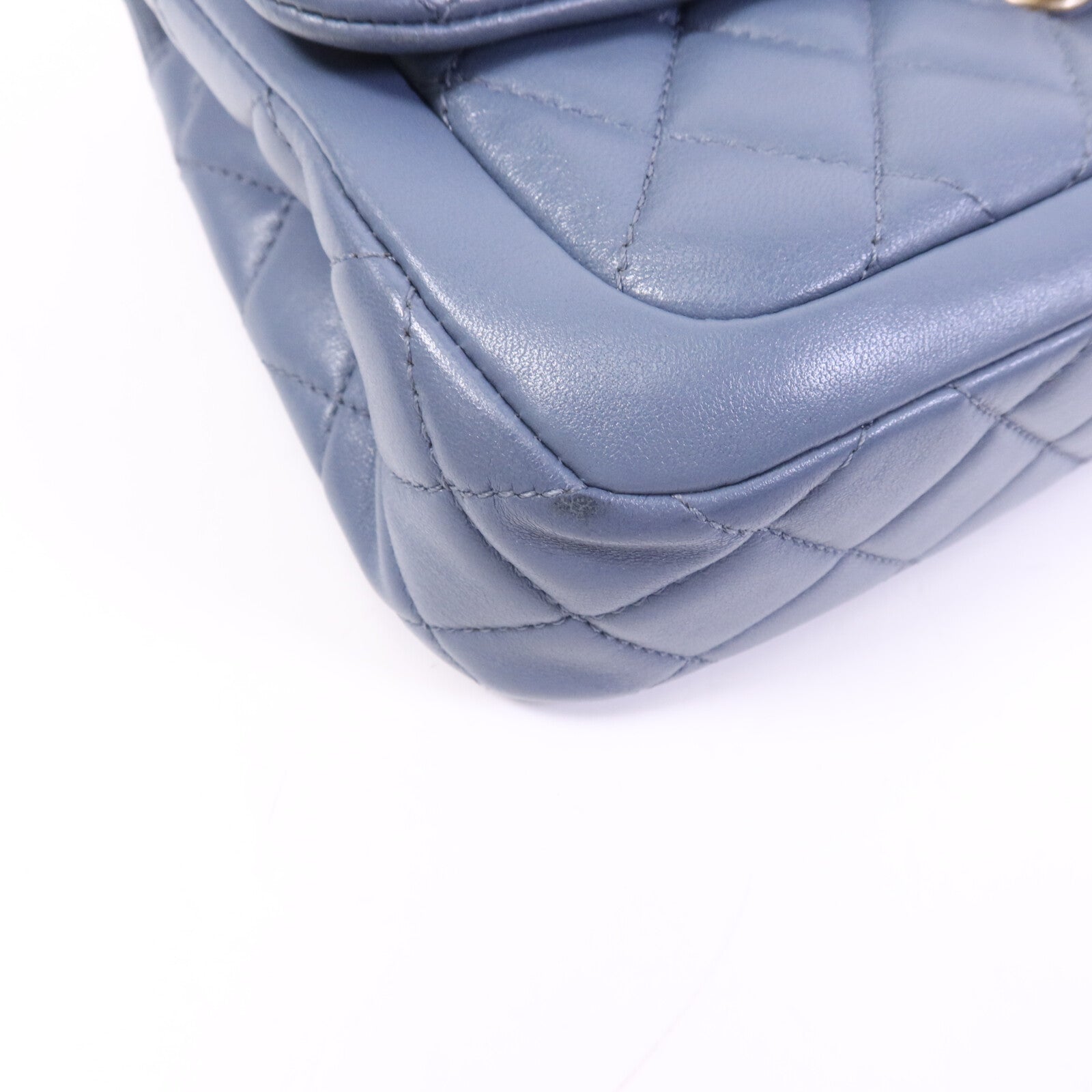 CHANEL 羊皮皮革Chain Shoulder Bag金扣鏈帶肩背袋
