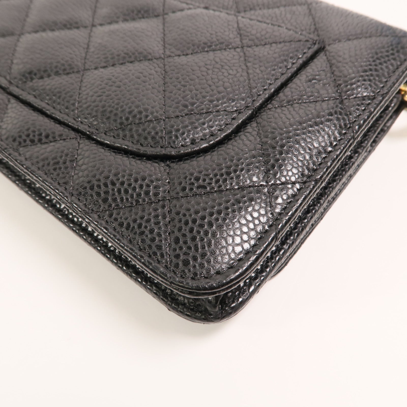 CHANEL 牛皮皮革WOC Wallet On Chain鏈帶肩背袋