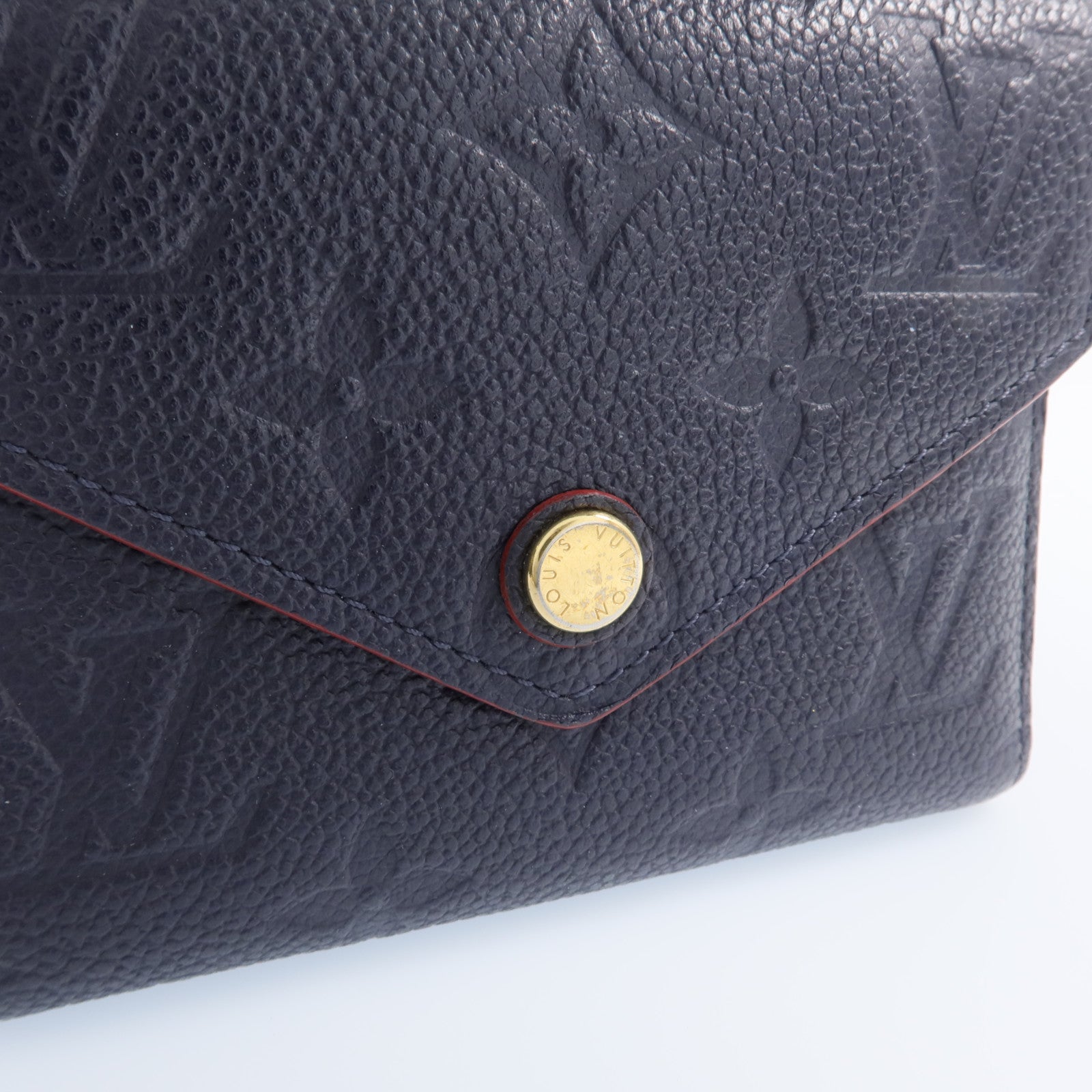 LOUIS VUITTON Monogram Empreinte Victorine金扣錢包