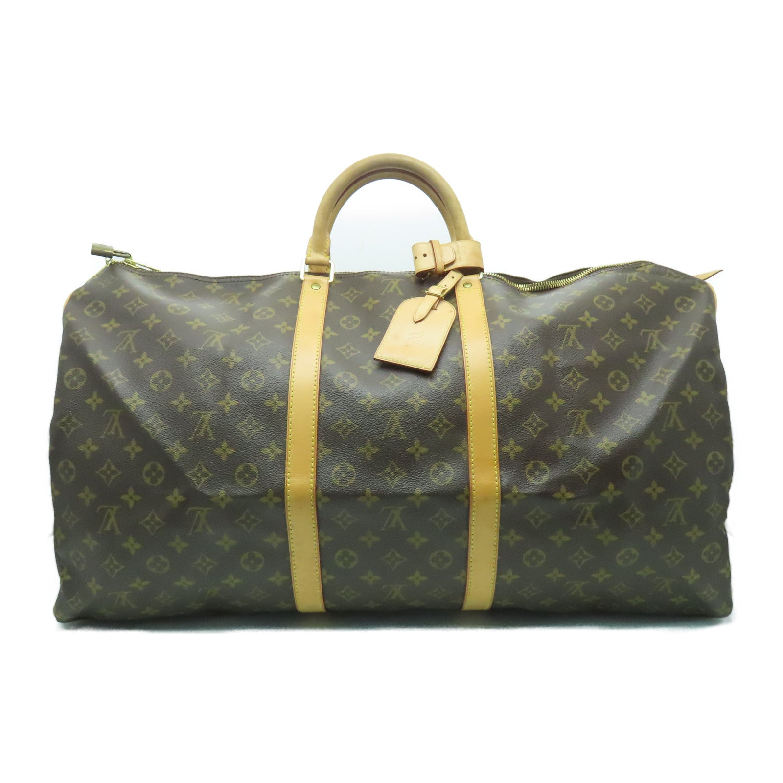 LOUIS VUITTON 【激減優惠】Monogram Keepall 60金扣手挽袋啡色