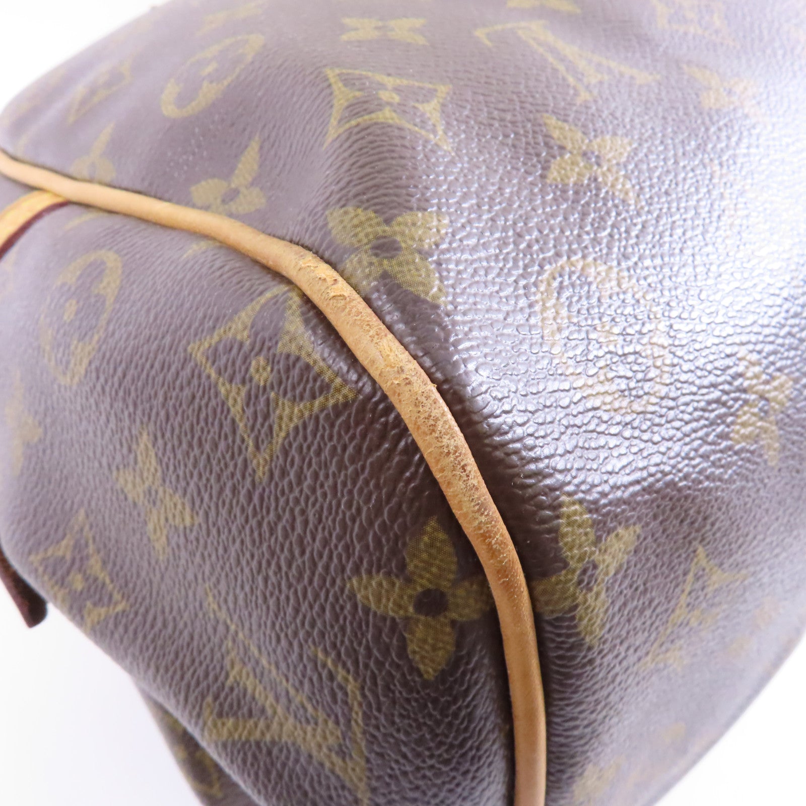LOUIS VUITTON Monogram Montorgueil GM金扣肩背袋啡色