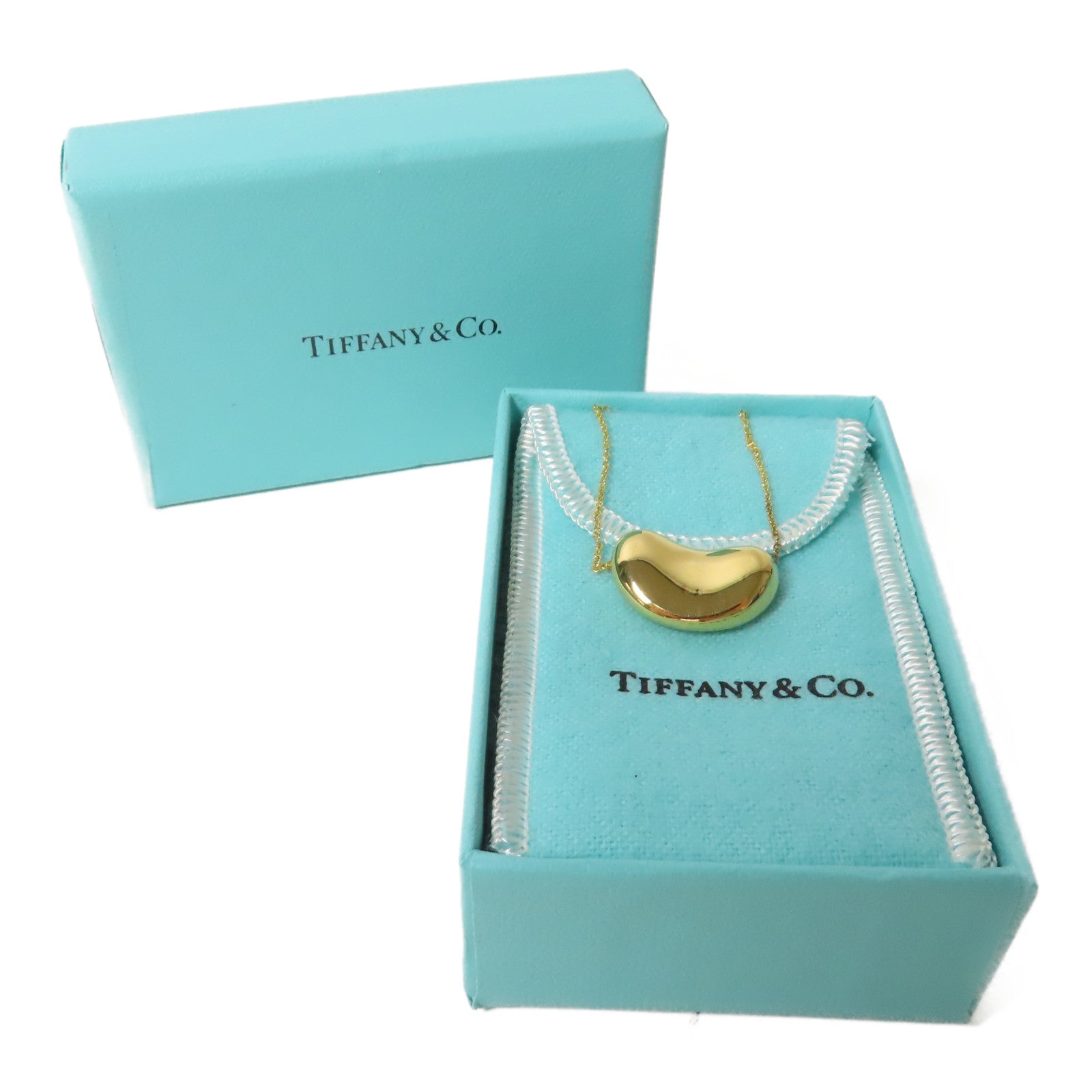 TIFFANY＆CO 18K黃金Bean Necklace項鍊