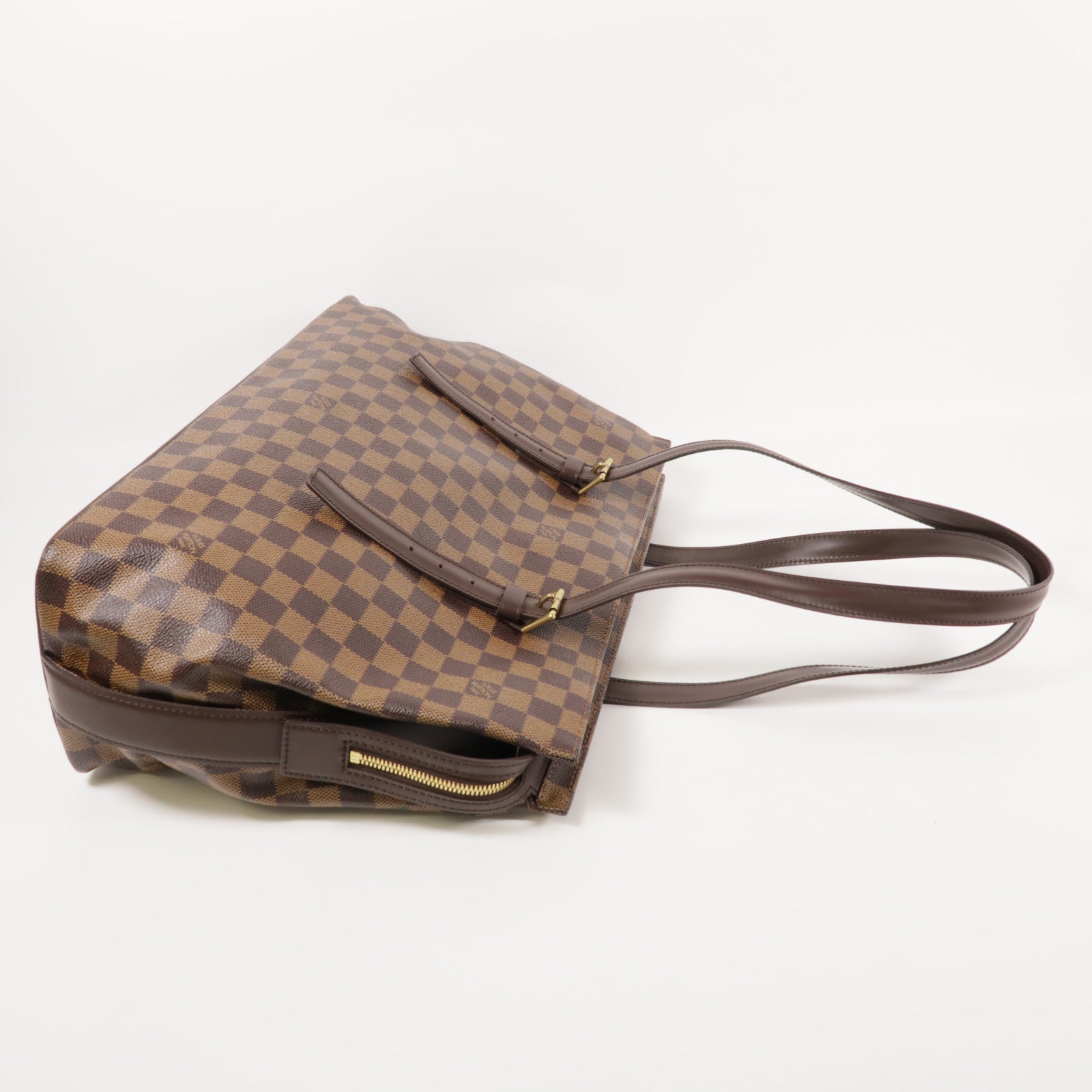 LOUIS VUITTON Damier Chelsea金扣肩背袋