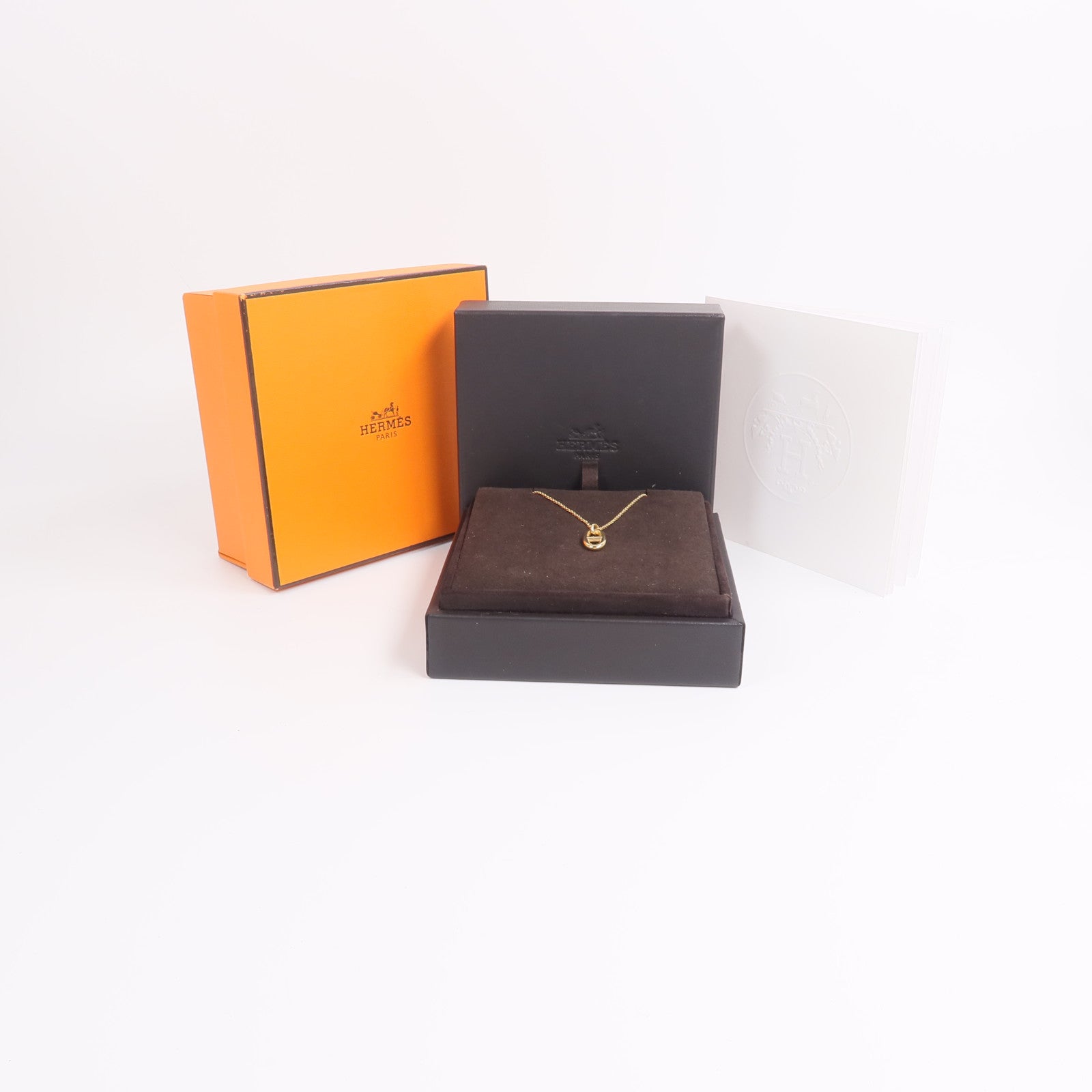 HERMES 18K玫瑰金Farandole PM項鍊