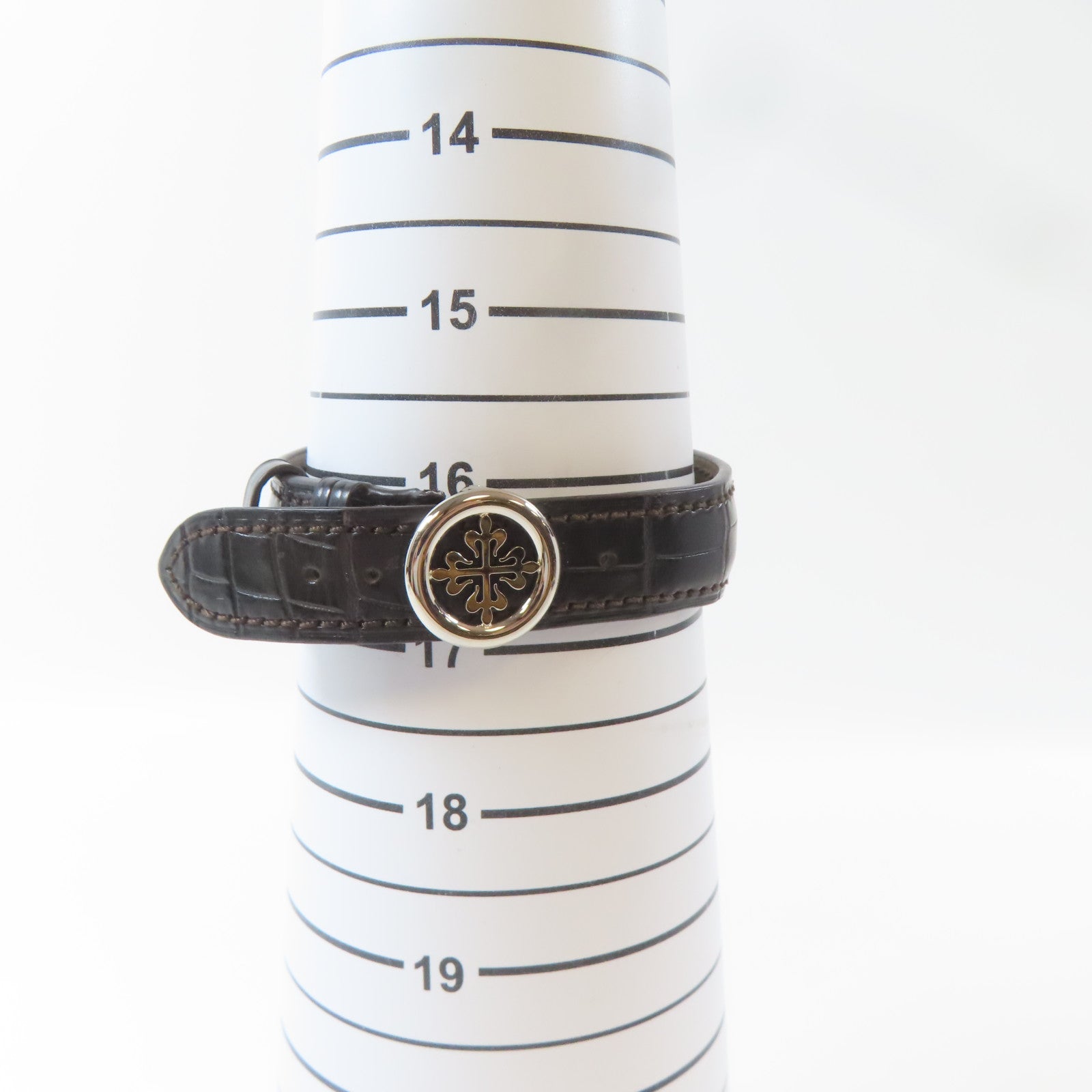 PATEK PHILIPPE Calatrava18K白金自動機芯手錶黑色