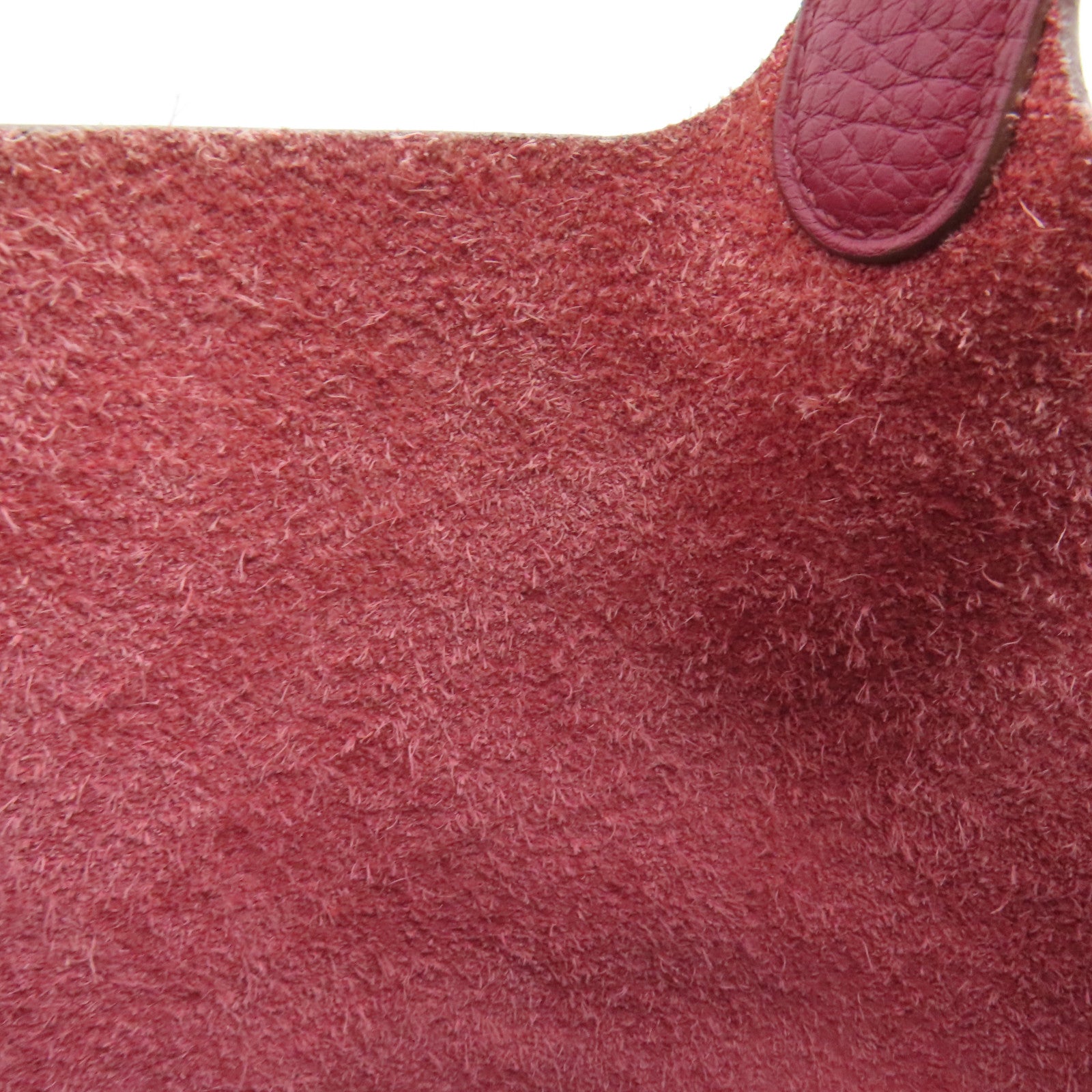 HERMES Clemence皮革Picotin PM Tote Bag銀扣手挽袋紅色
