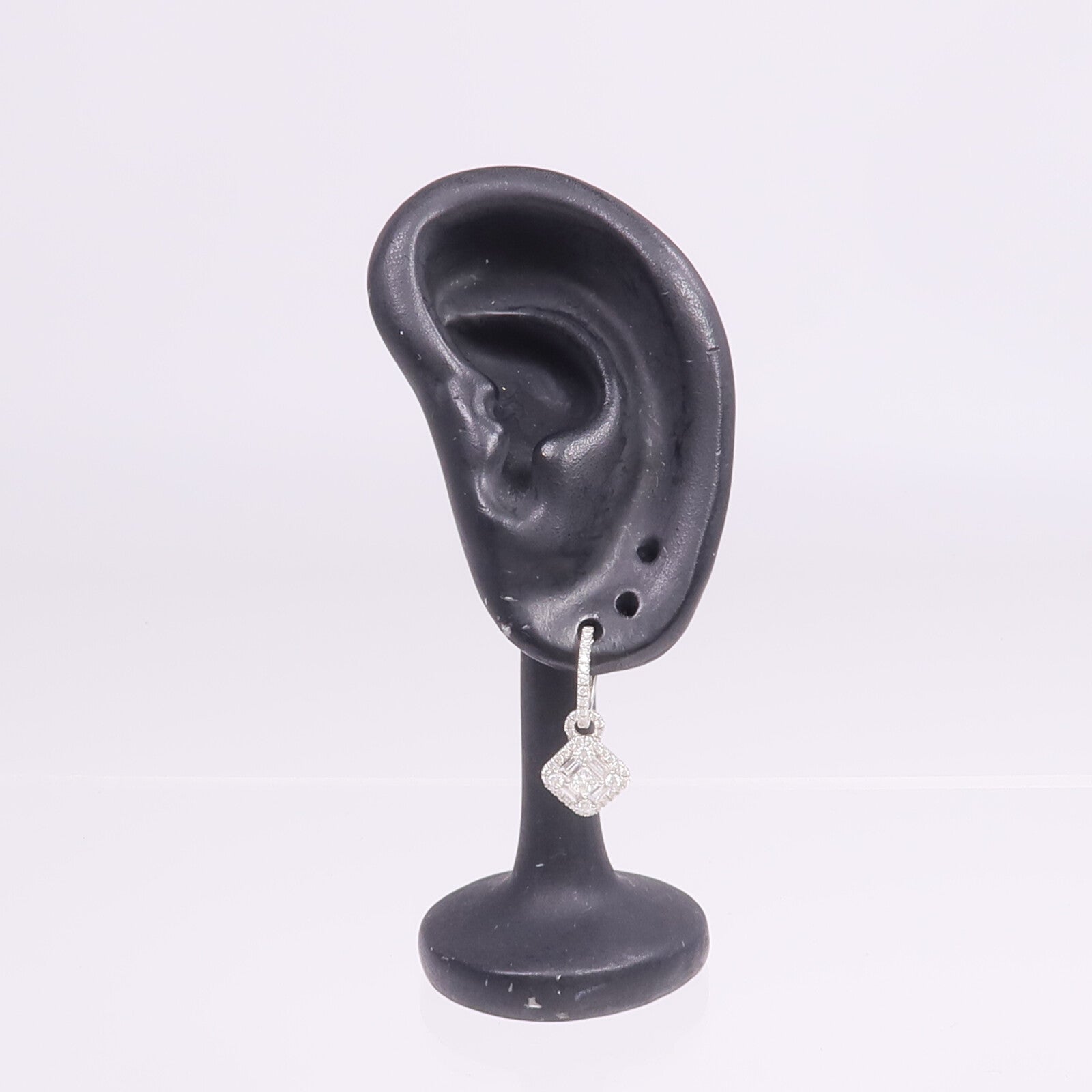 JEWELRY 18K白金Diamond Earrings鑽石耳環