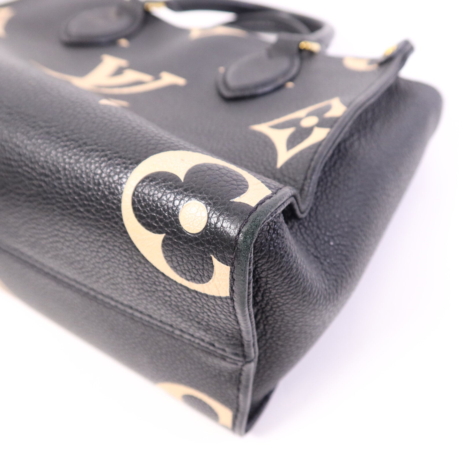 LOUIS VUITTON 【激減優惠】Monogram Empreinte On The Go PM金扣手挽肩背兩用袋