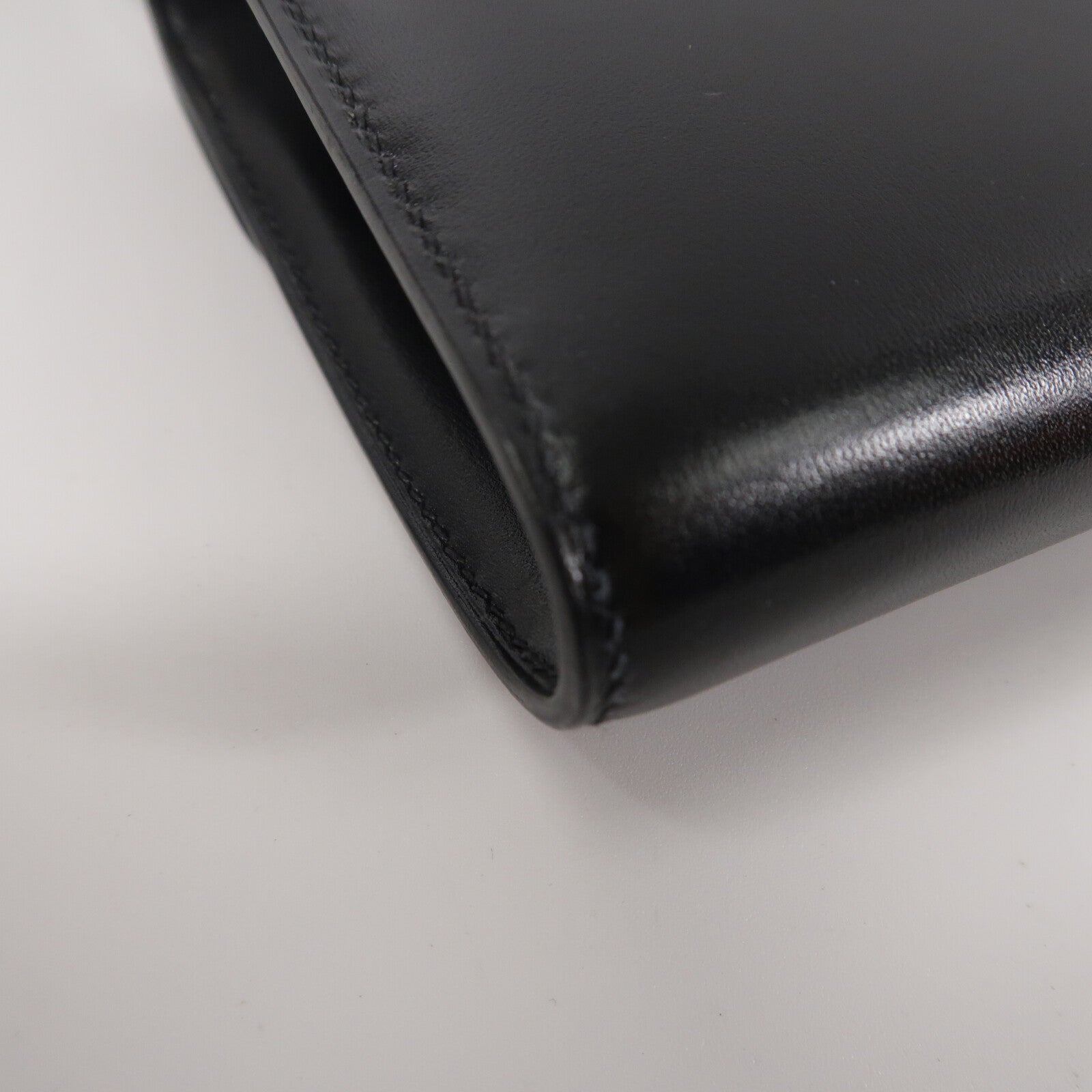HERMES Box Calf皮革Constance To Go Rock肩背袋Noir