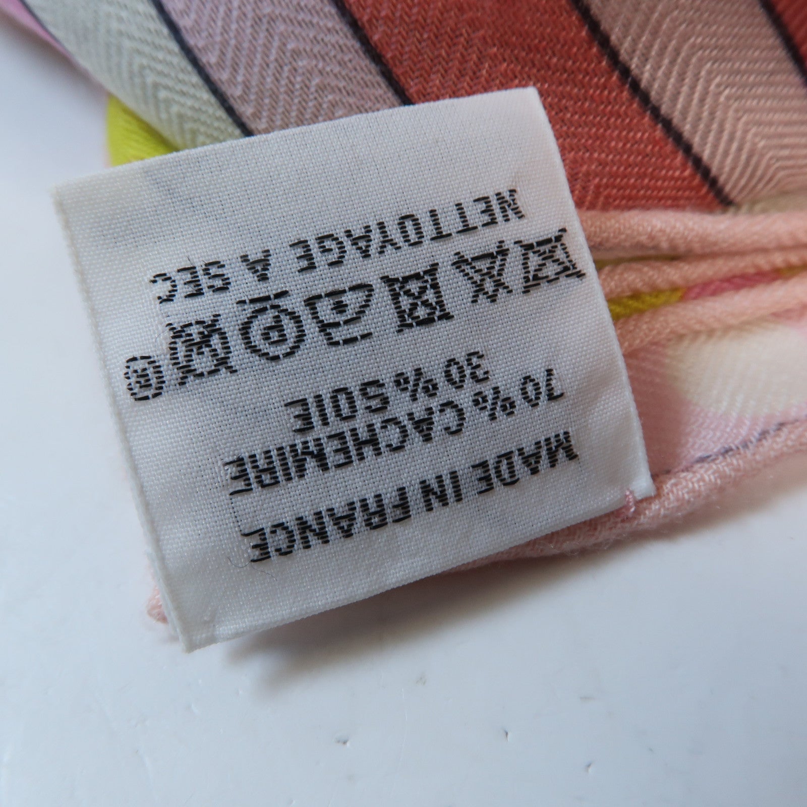 HERMES 羊絨Scarf圍巾Pink