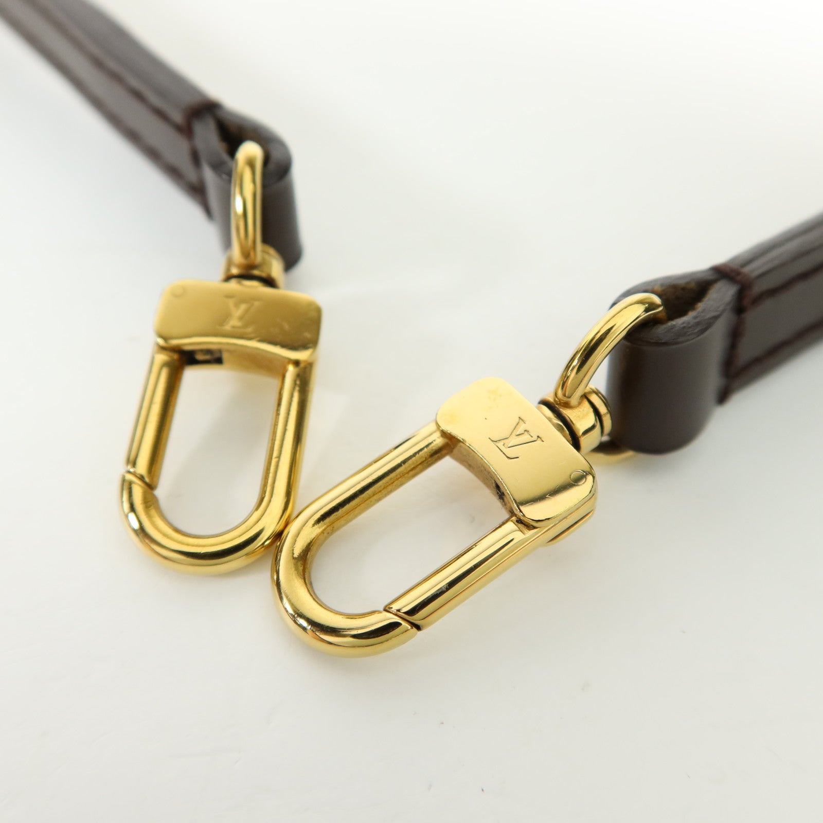 LOUIS VUITTON Damier Alma BB金扣手挽肩背兩用袋棕色