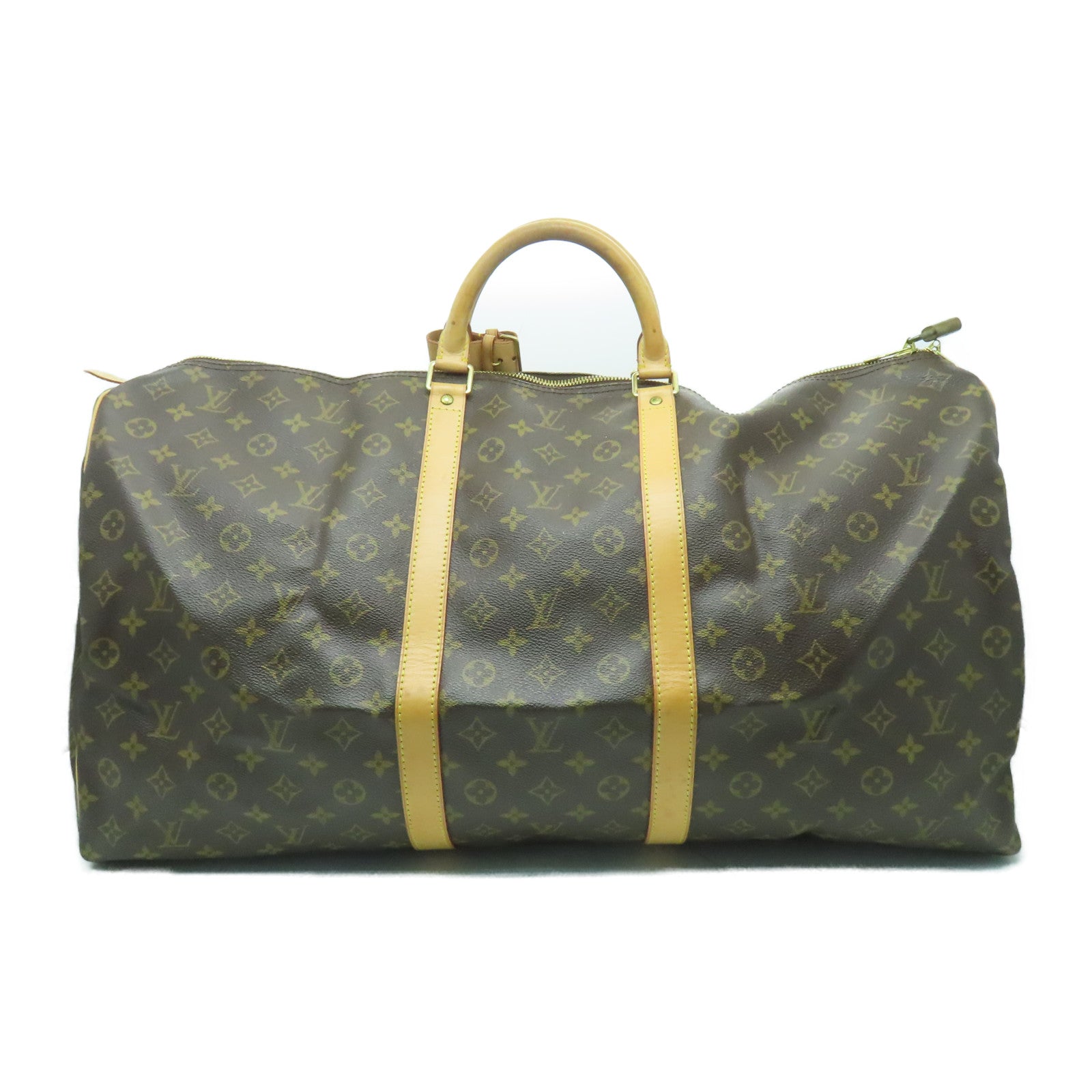 LOUIS VUITTON 【激減優惠】Monogram Keepall 60金扣手挽袋啡色
