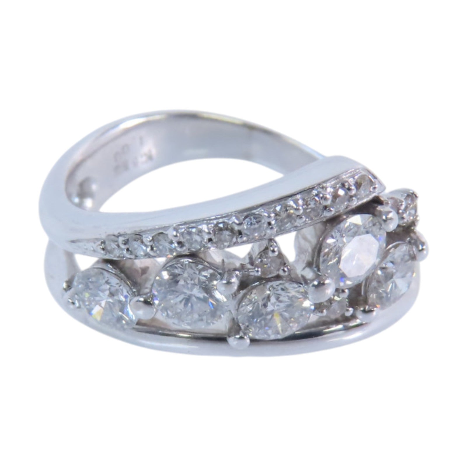 JEWELRY 18K白金Diamond Ring鑽石戒指US#6.75