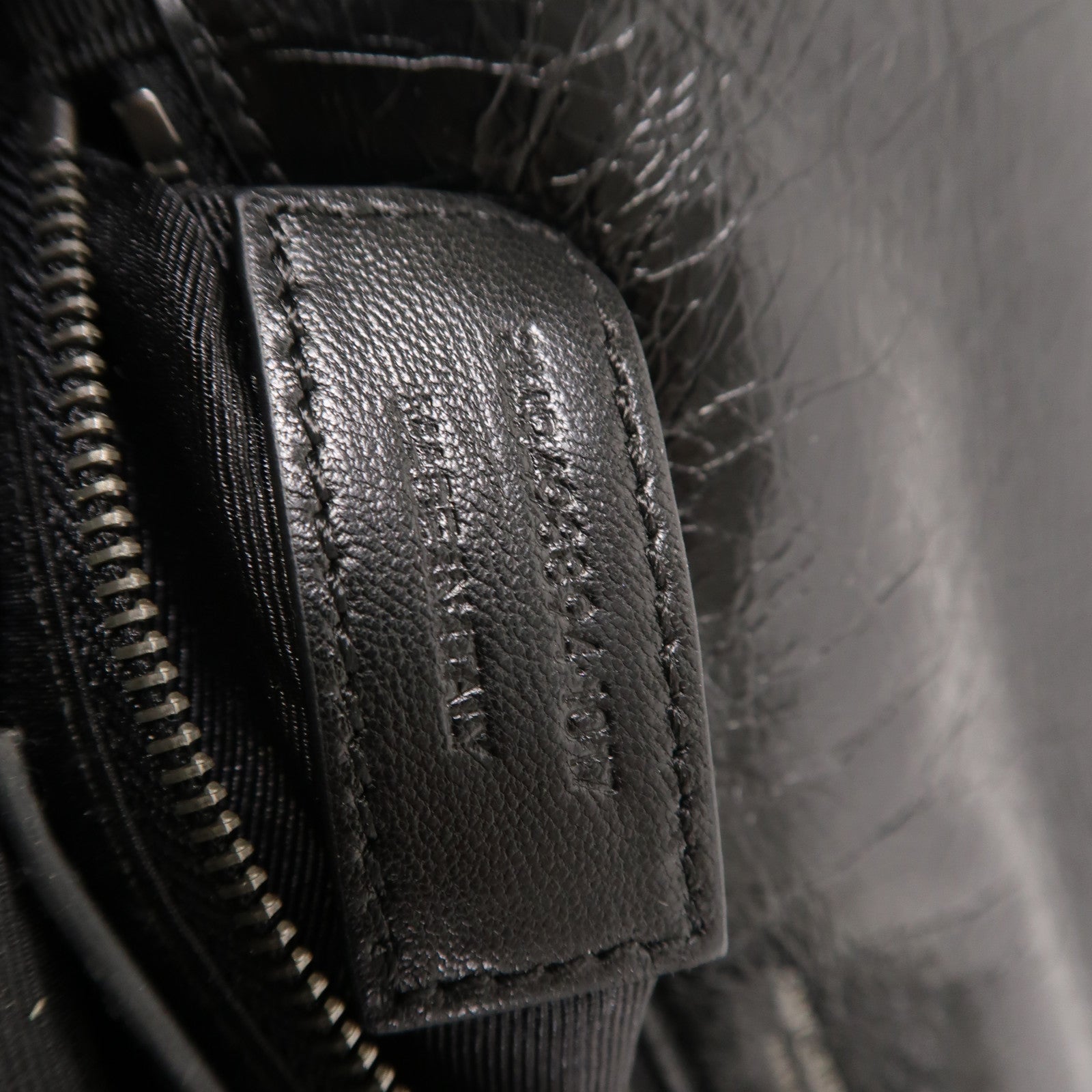 SAINT LAURENT 牛皮皮革Niki Bag銀扣鏈帶肩背袋黑色