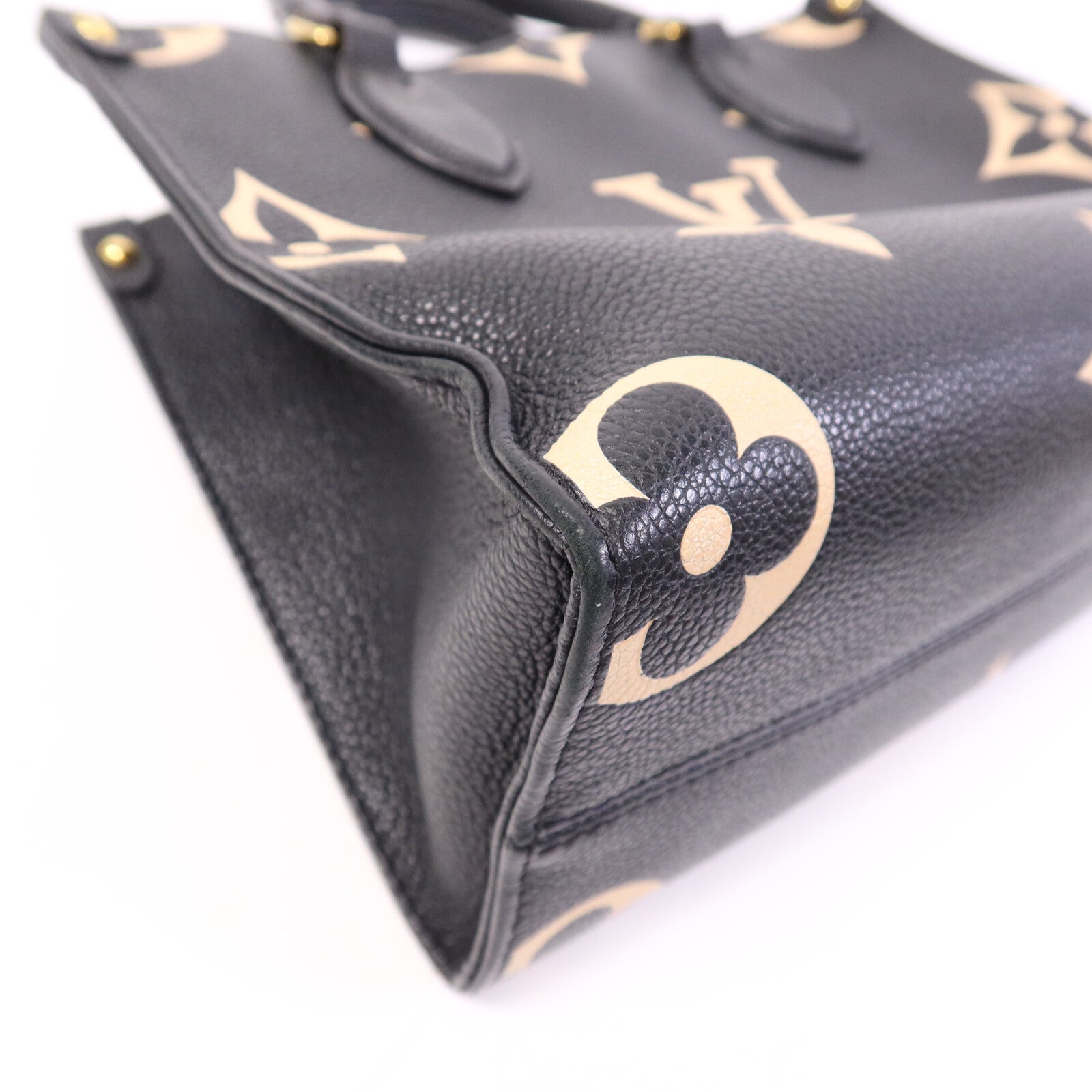 LOUIS VUITTON 【激減優惠】Monogram Empreinte On The Go PM金扣手挽肩背兩用袋