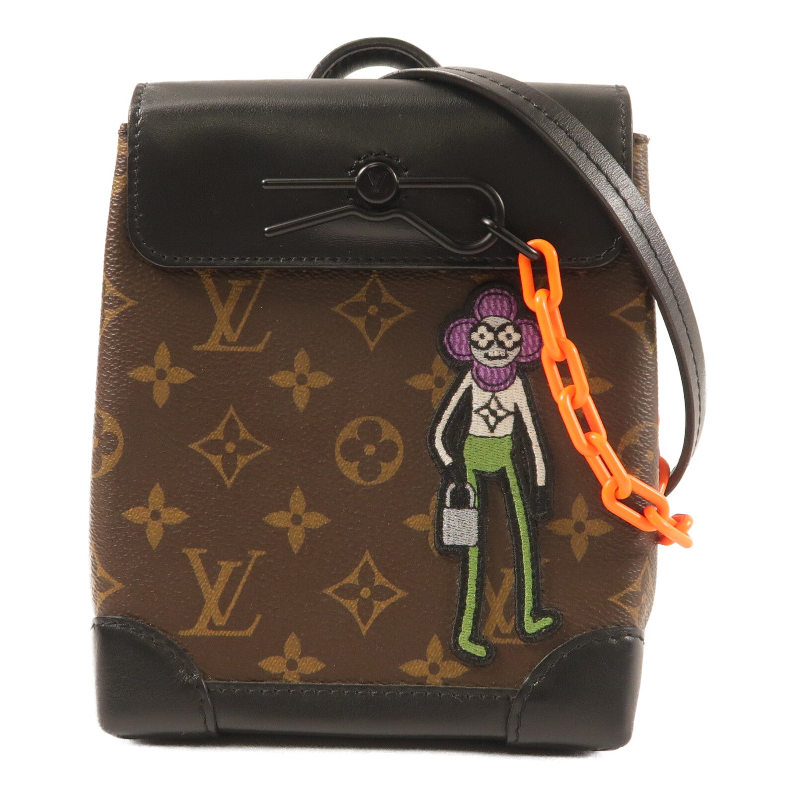 LOUIS VUITTON Monogram Solar Ray LV Friends Steamer XS肩背袋
