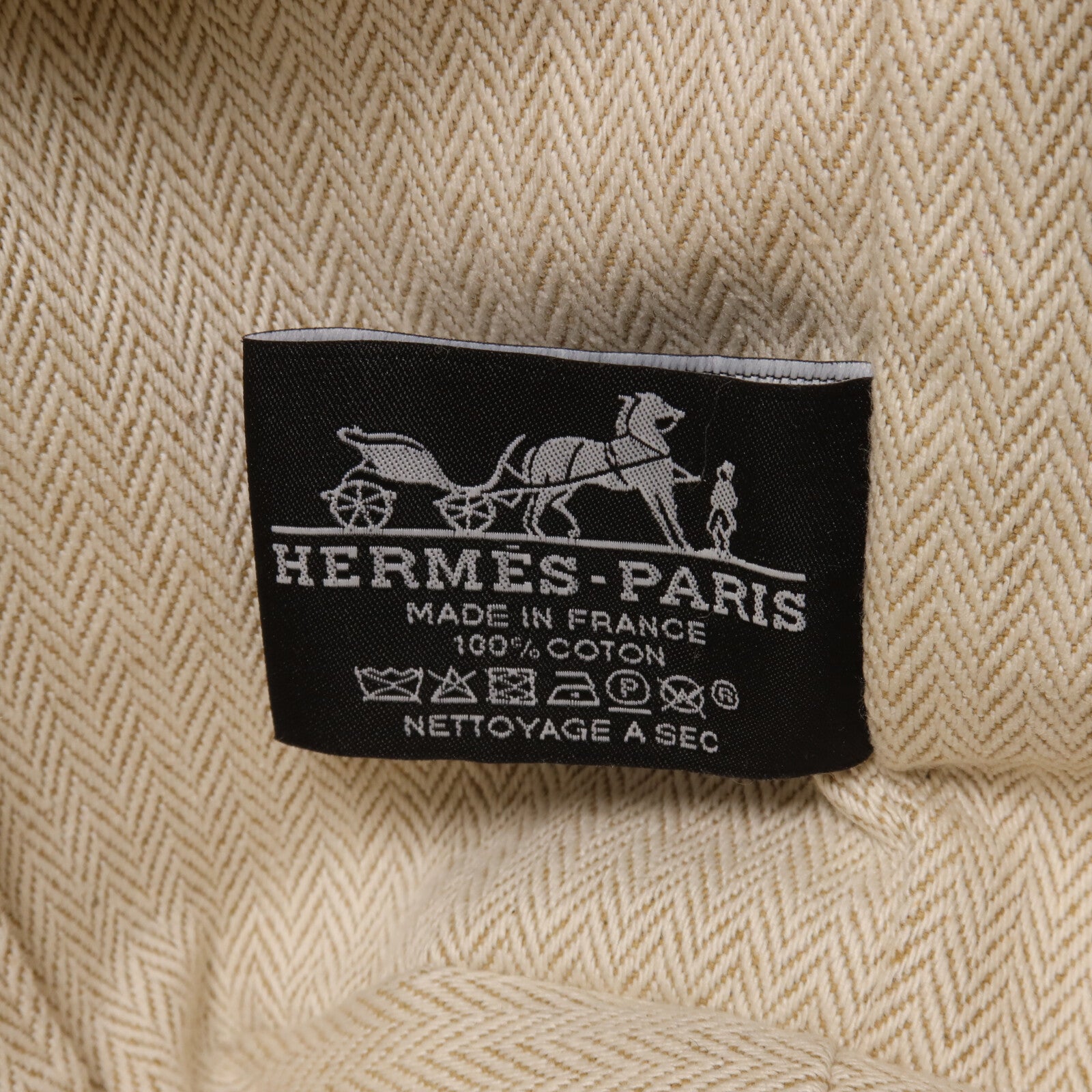 HERMES 帆布Bride A Brac PM手挽袋Bleu Marine