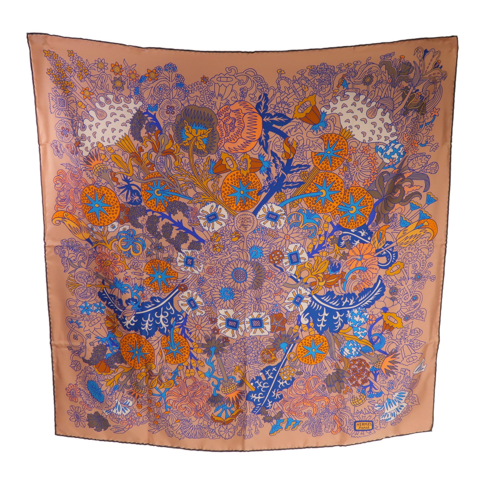 HERMES 絲質Scarf 90X90絲巾