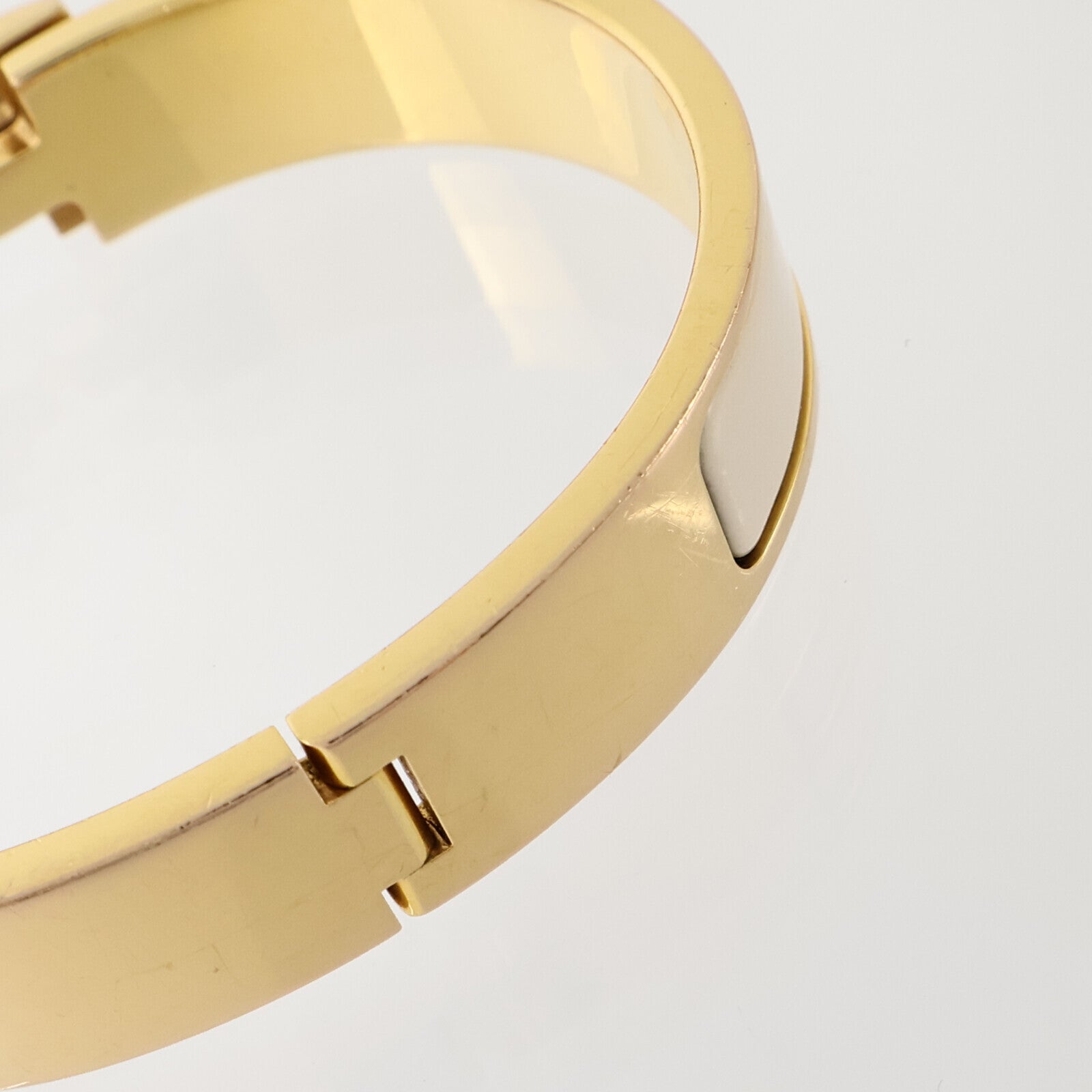 HERMES 金屬/琺瑯Clic H Bracelet金扣手鏈