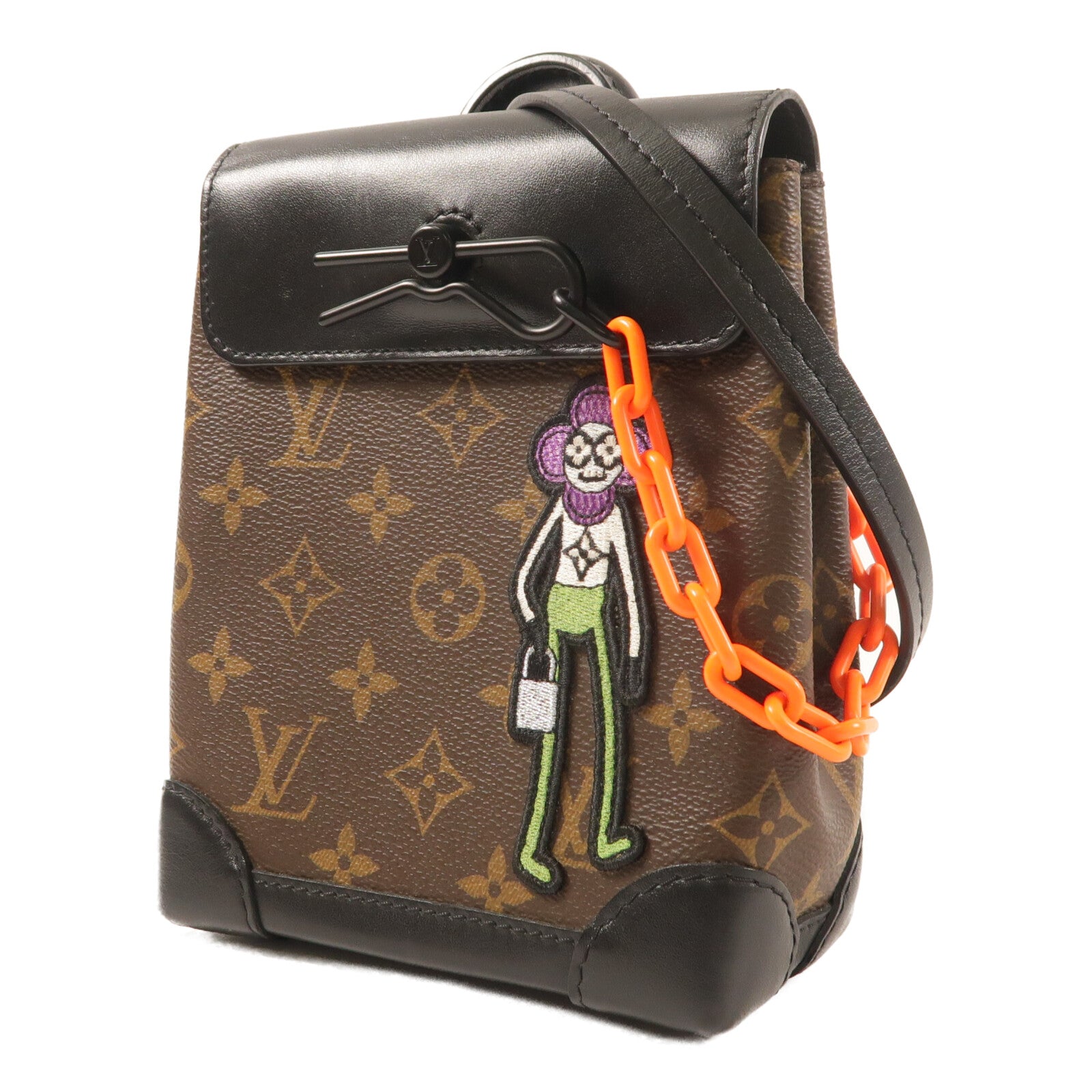 LOUIS VUITTON Monogram Solar Ray LV Friends Steamer XS肩背袋