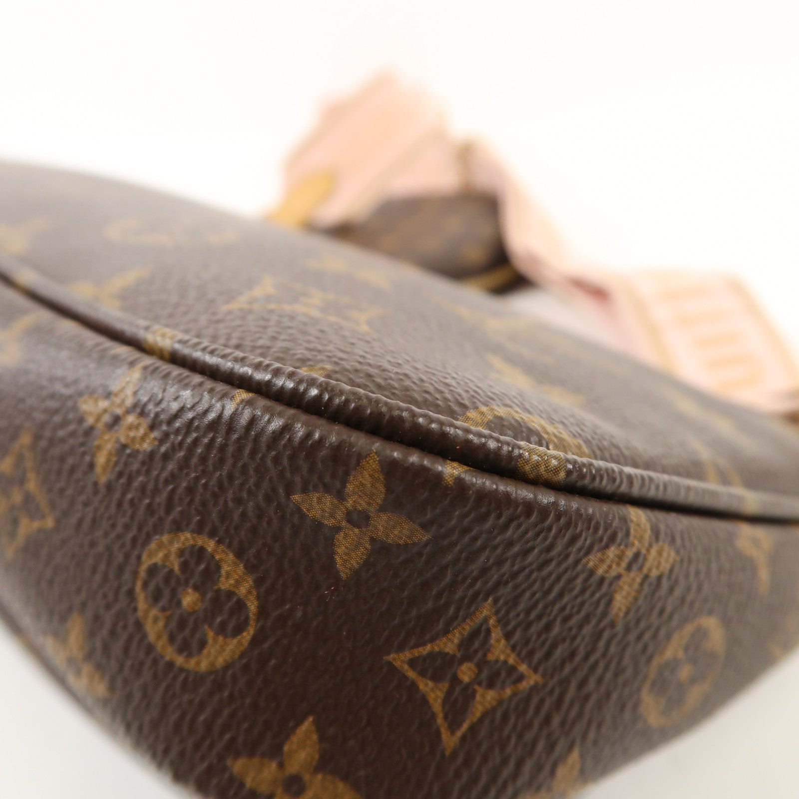 LOUIS VUITTON Monogram Multi Pochette Accessoires金扣手挽肩背兩用袋棕色