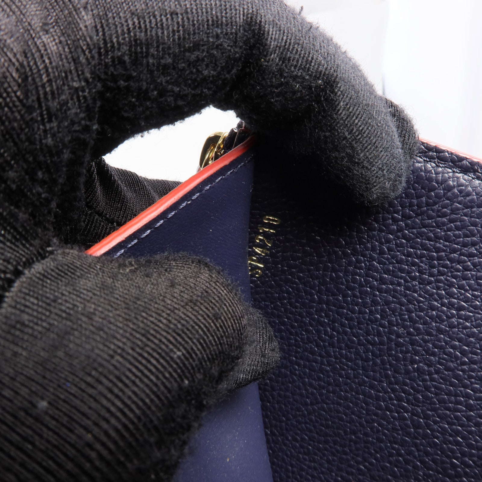 LOUIS VUITTON Monogram Empreinte Victorine金扣錢包
