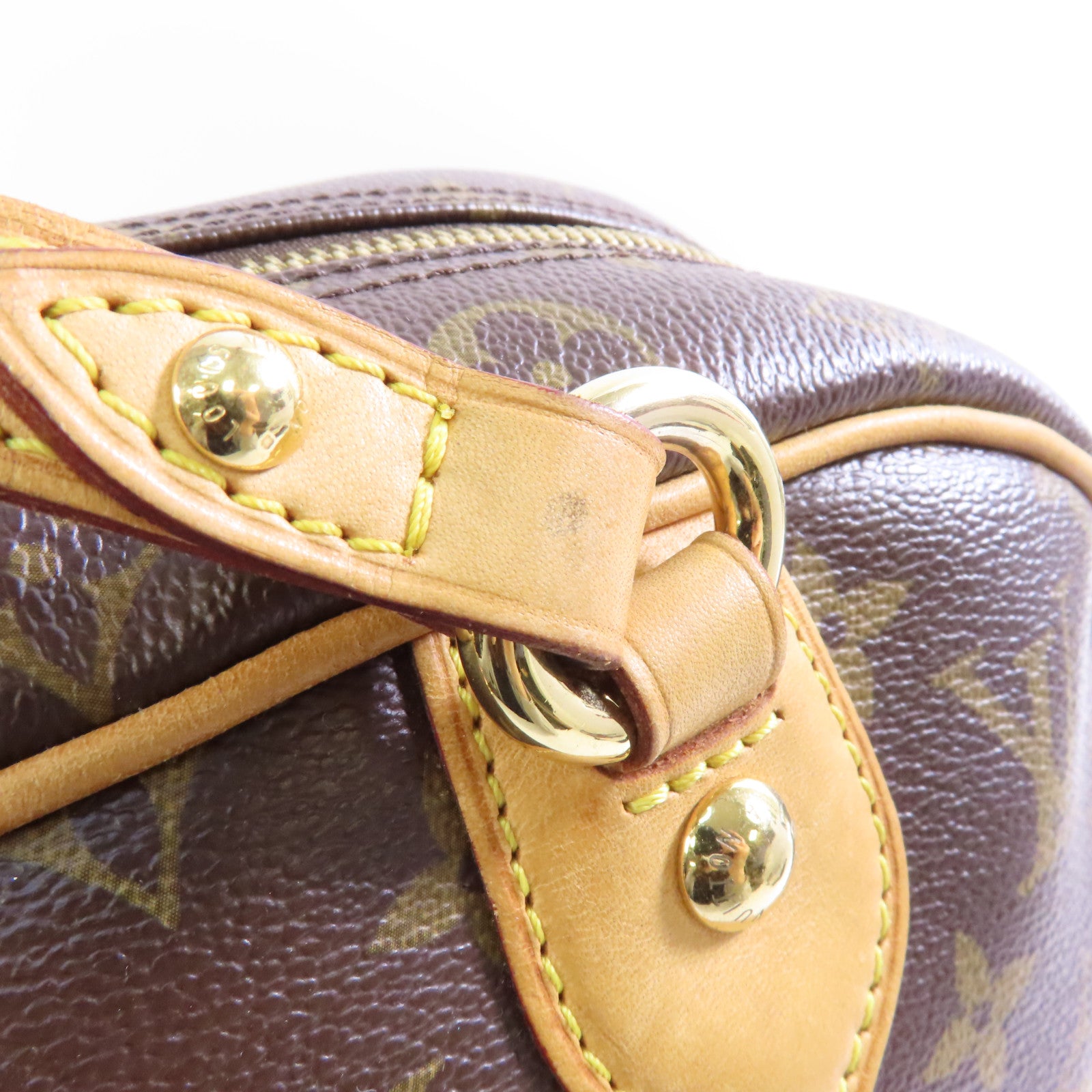 LOUIS VUITTON Monogram Montorgueil GM金扣肩背袋啡色