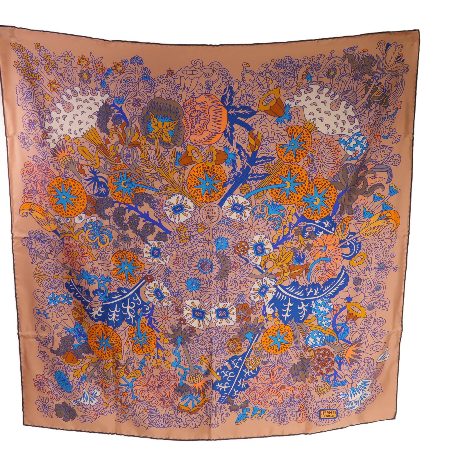 HERMES 絲質Scarf 90X90絲巾