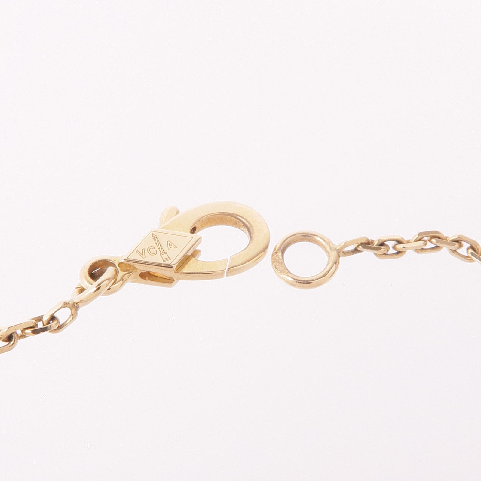 Van Cleef & Arpels 18K黃金Vintage Alhambra Pendant孔雀石項鍊