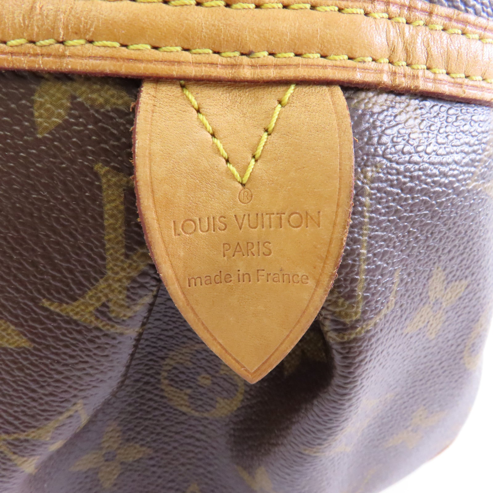 LOUIS VUITTON Monogram Montorgueil GM金扣肩背袋啡色