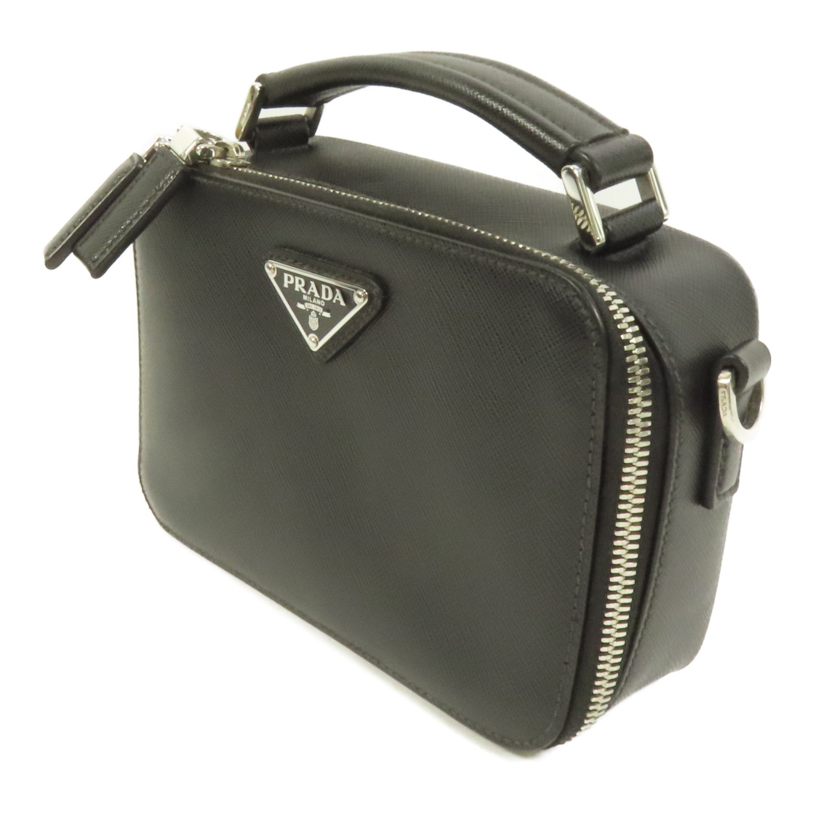 PRADA Saffiano皮革2way Shoulder Bag手挽肩背兩用袋