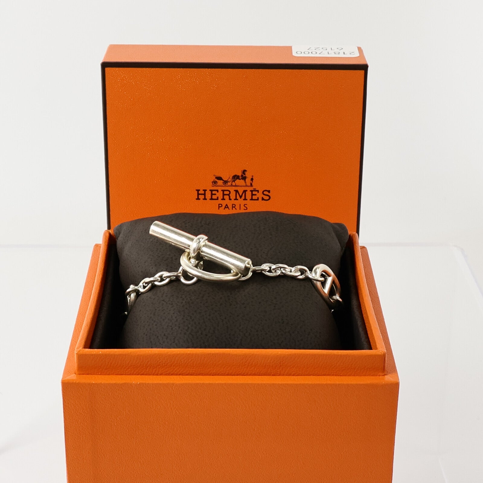 HERMES 925純銀Farandole Bracelet銀扣手鏈