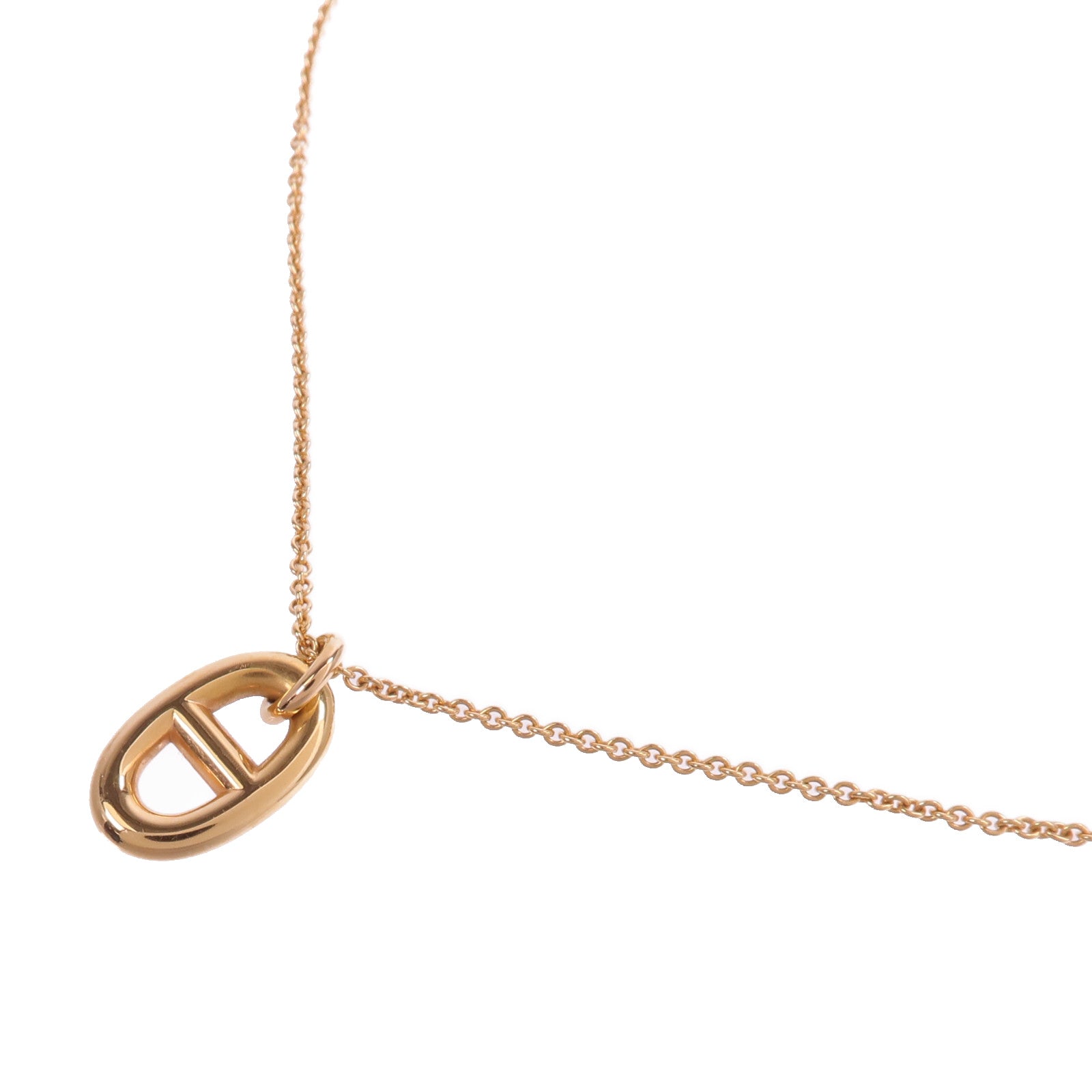 HERMES 18K玫瑰金Farandole PM項鍊