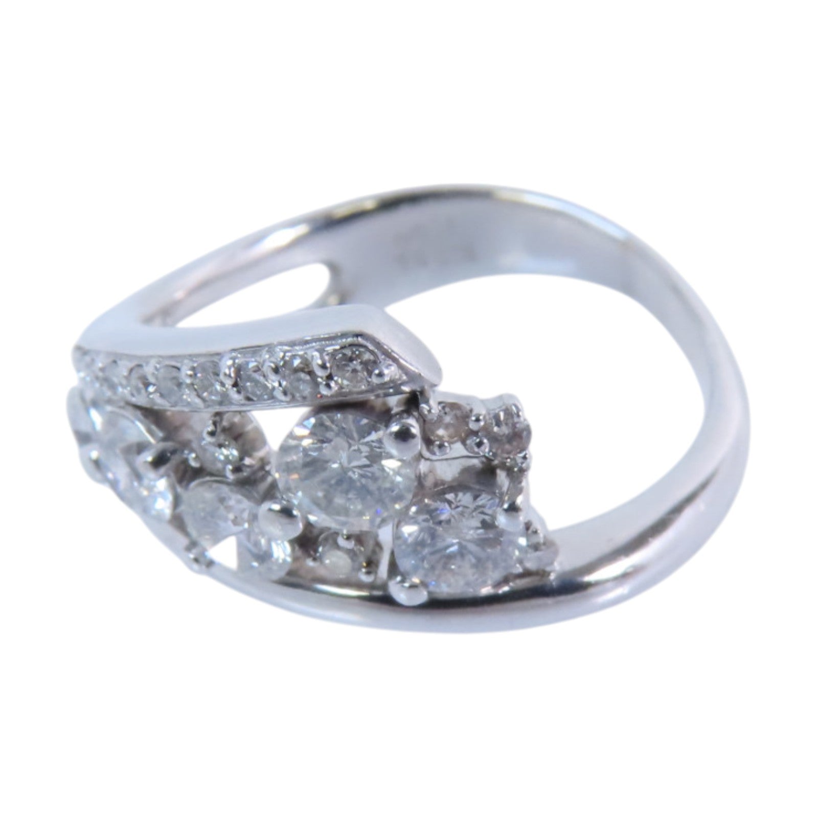 JEWELRY 18K白金Diamond Ring鑽石戒指US#6.75