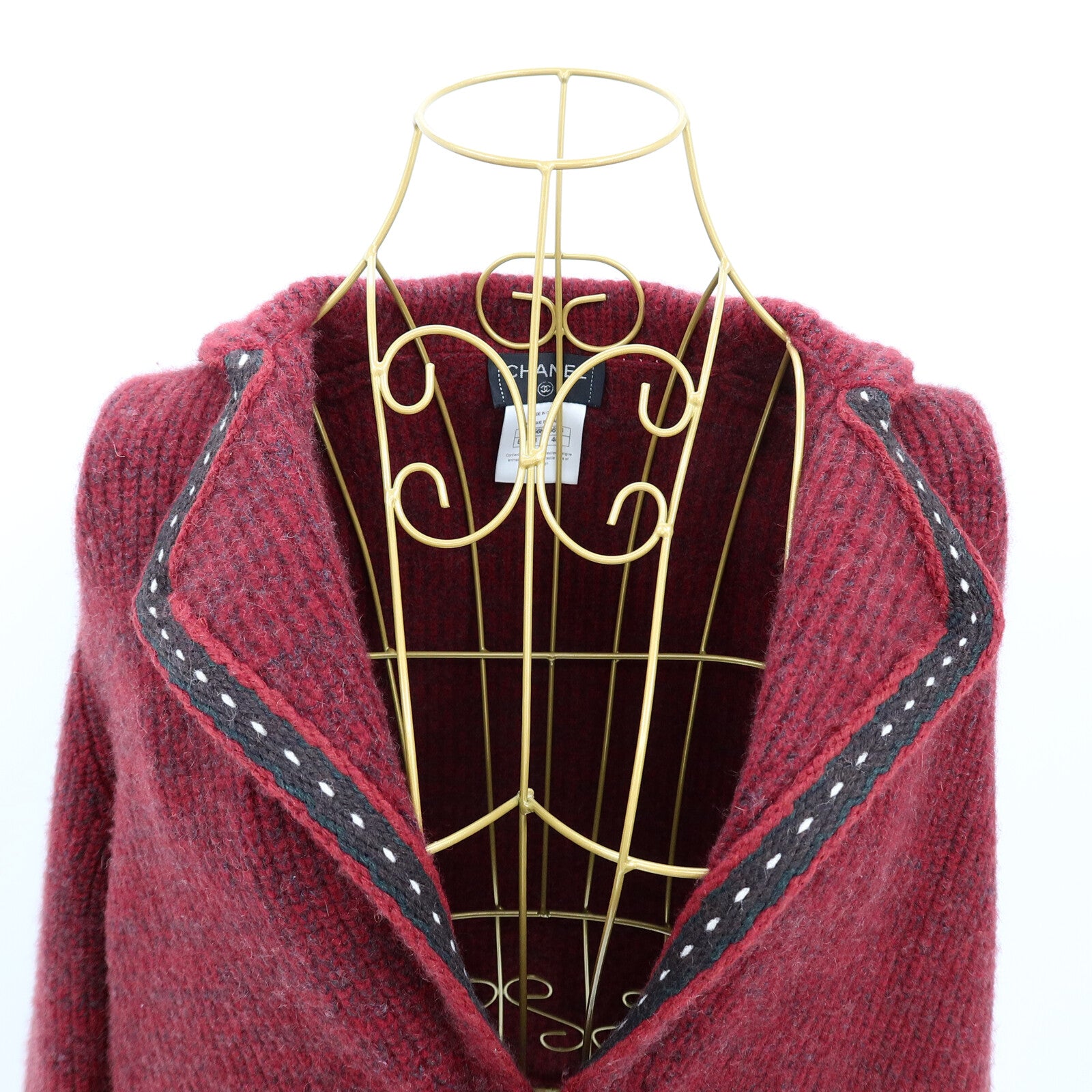 CHANEL Cashmere Knit Jacket針織
