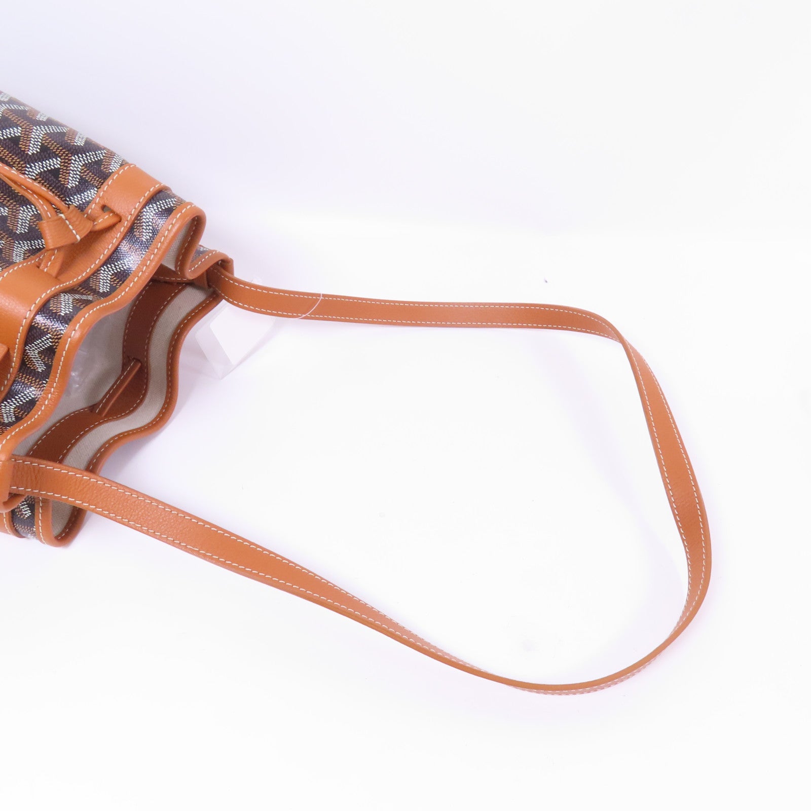 GOYARD 塗層帆布Petit Flot Bucket Bag銀扣肩背袋