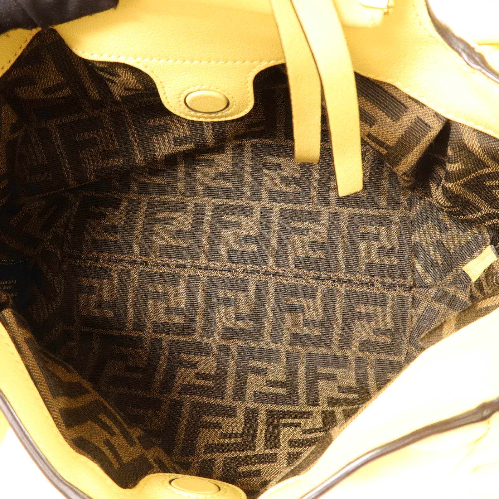 FENDI 牛皮皮革Spy Small金扣手挽肩背兩用袋