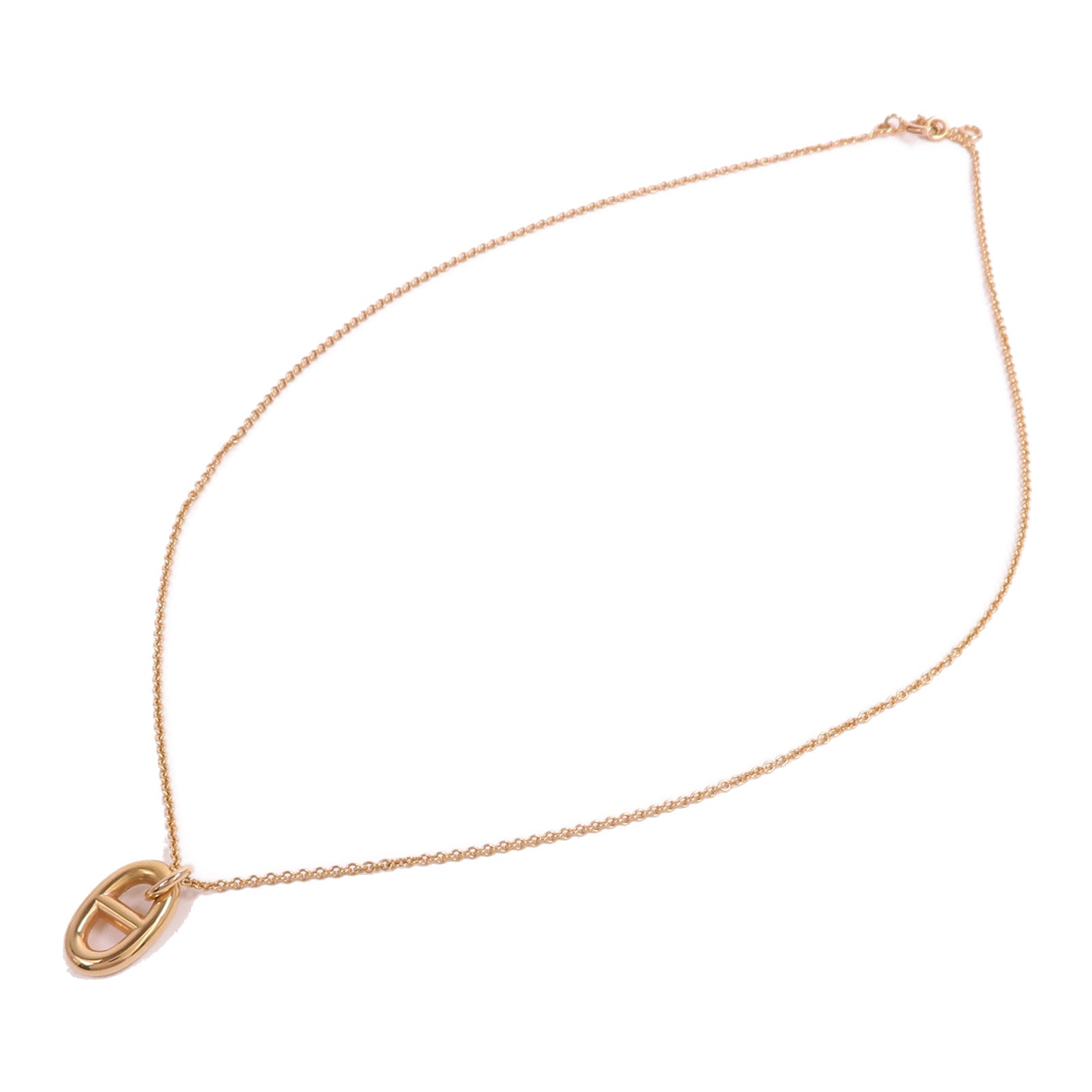 HERMES 18K玫瑰金Farandole PM項鍊