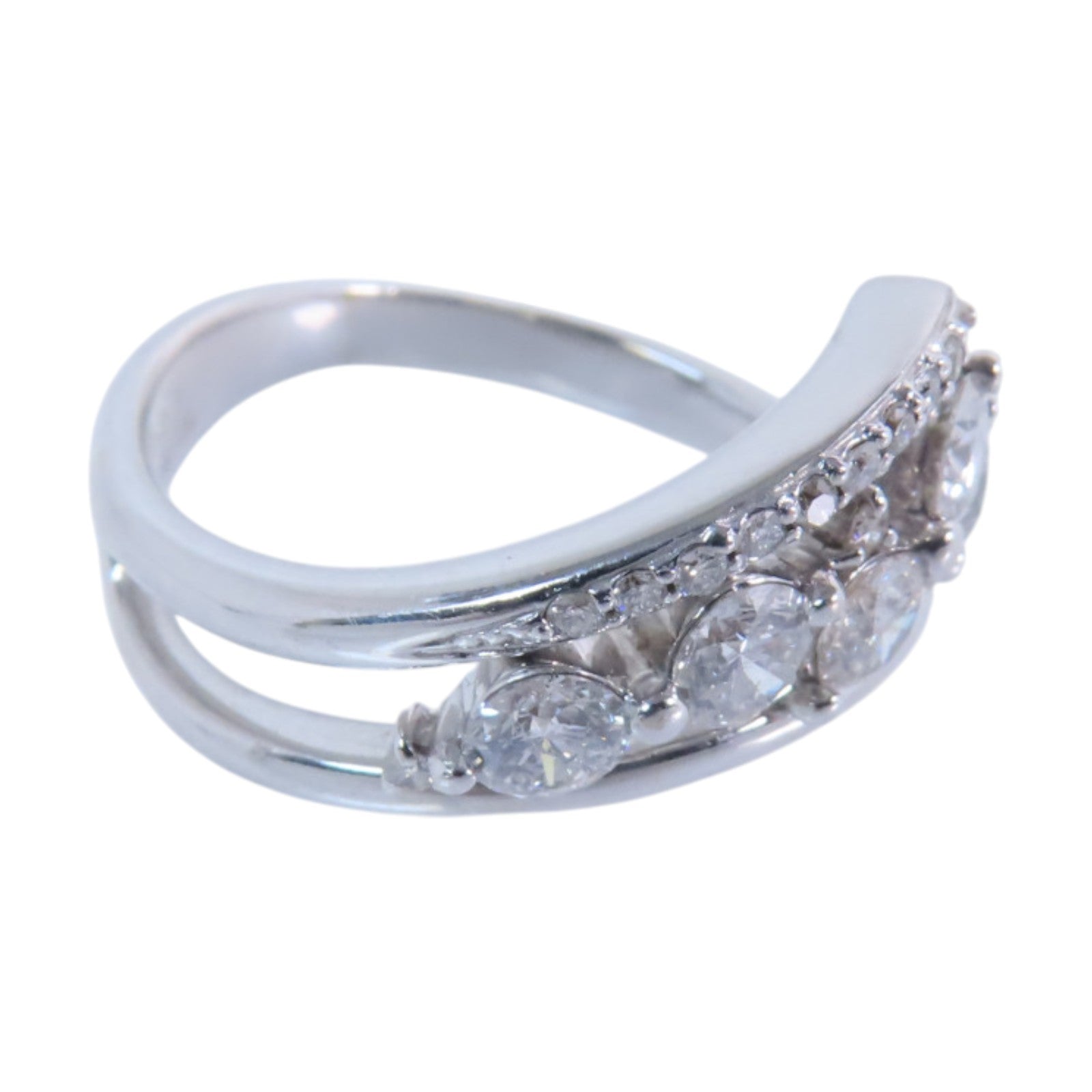 JEWELRY 18K白金Diamond Ring鑽石戒指US#6.75