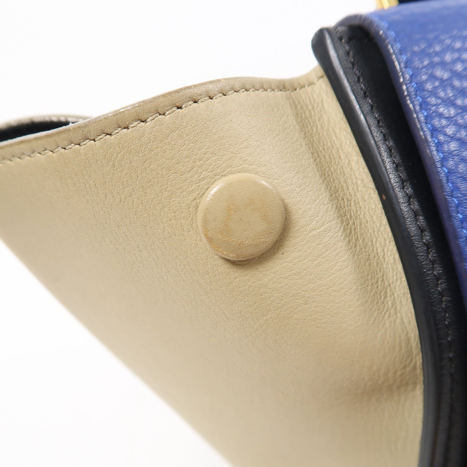 CELINE 牛皮皮革Trapeze金扣手挽肩背兩用袋