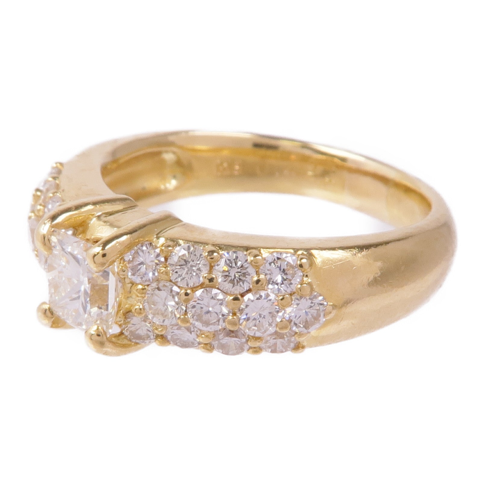 JEWELRY 18K黃金Diamond Ring鑽石戒指US#6.25