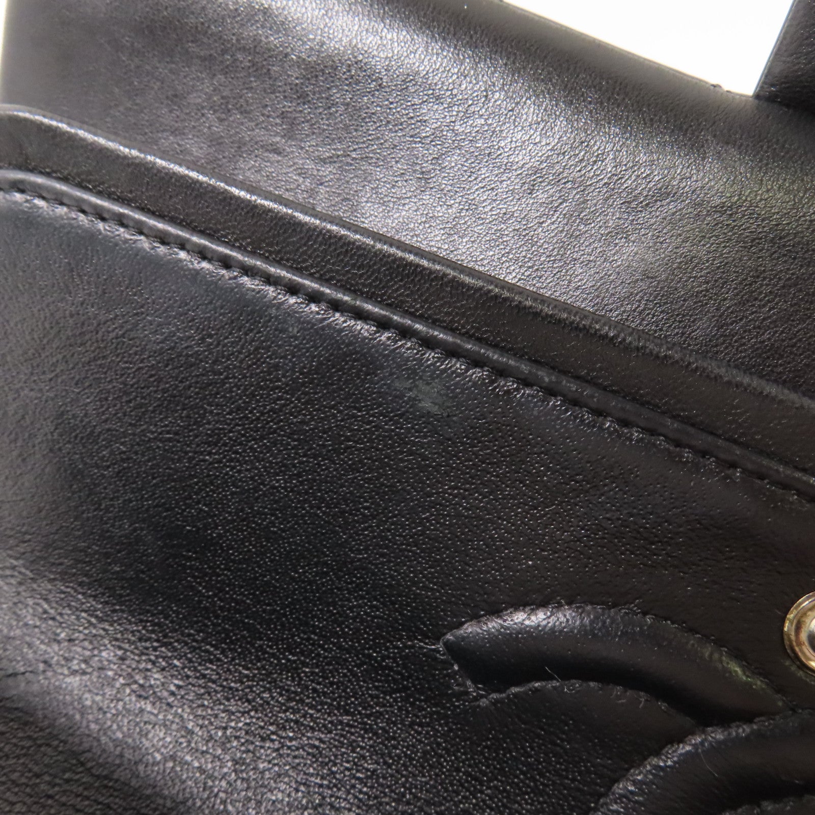 CHANEL 漆皮皮革Classic 25銀扣鏈帶肩背袋