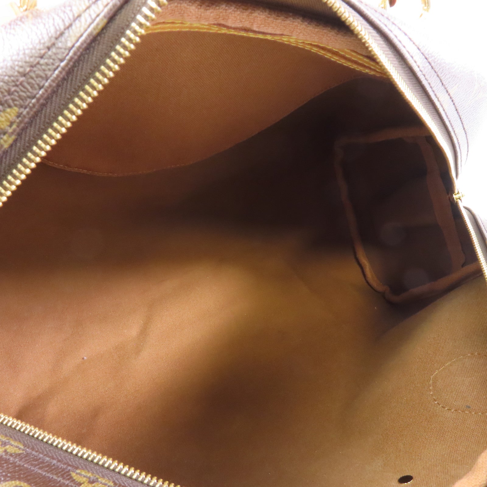 LOUIS VUITTON Monogram Montorgueil GM金扣肩背袋啡色