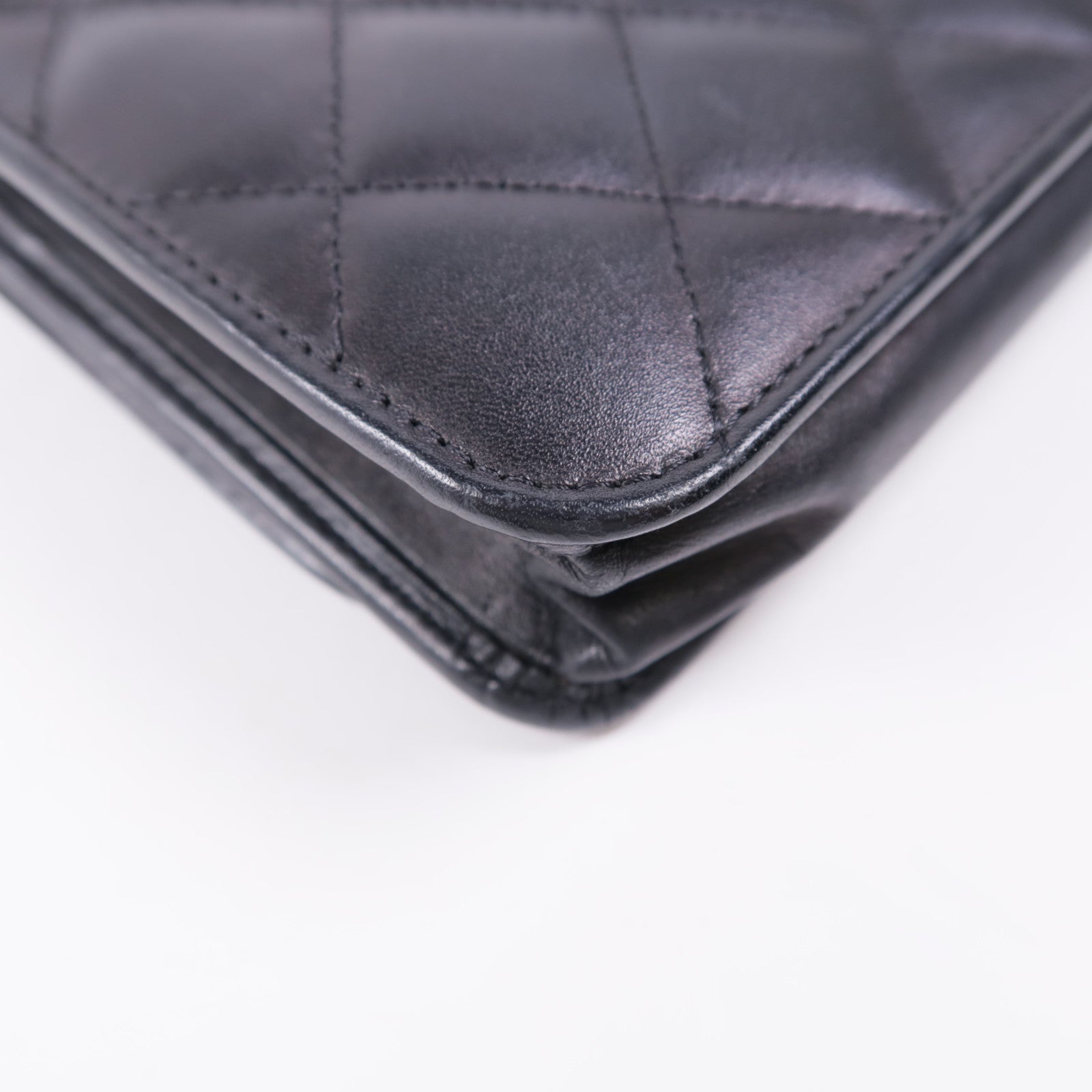 CHANEL【激減優惠】 牛皮皮革Cambon Wallet On Chain銀扣鏈帶肩背袋