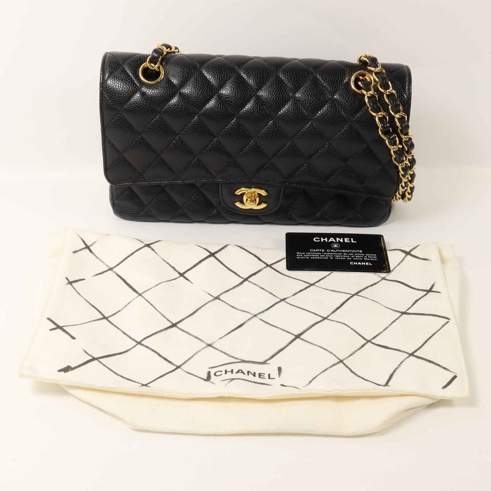 CHANEL 牛皮皮革Classic 25鏈帶肩背袋