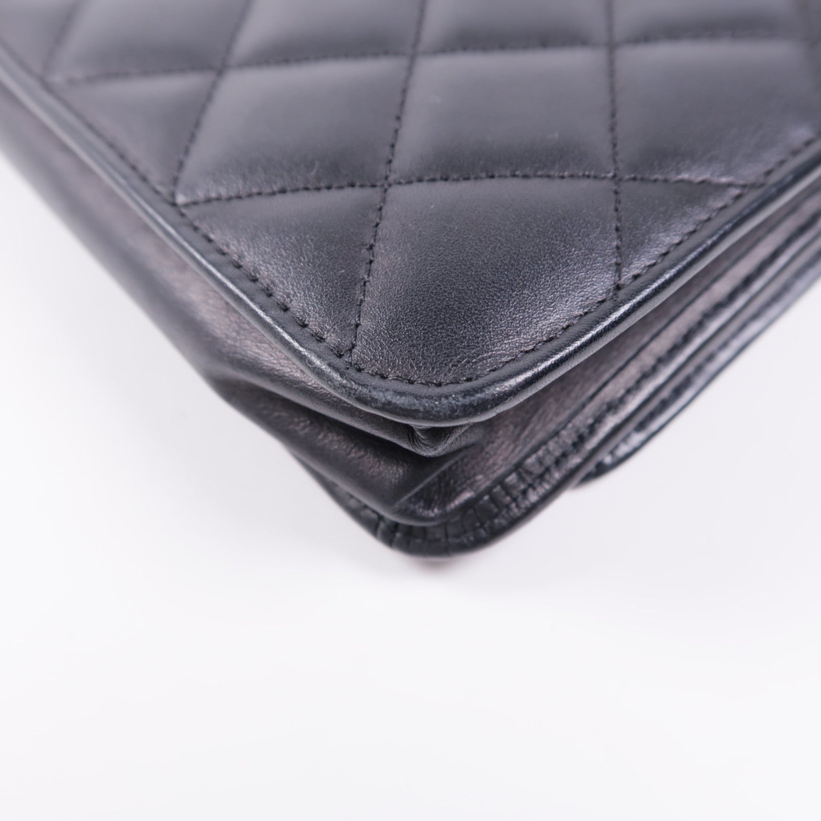 CHANEL【激減優惠】 牛皮皮革Cambon Wallet On Chain銀扣鏈帶肩背袋