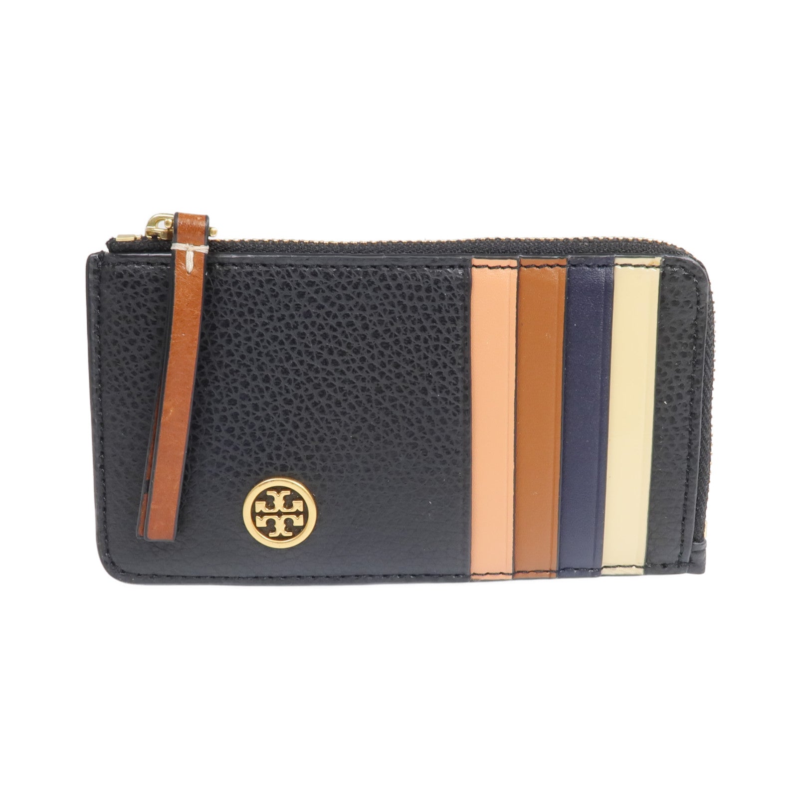 Tory Burch 牛皮皮革Card Case金扣卡片套