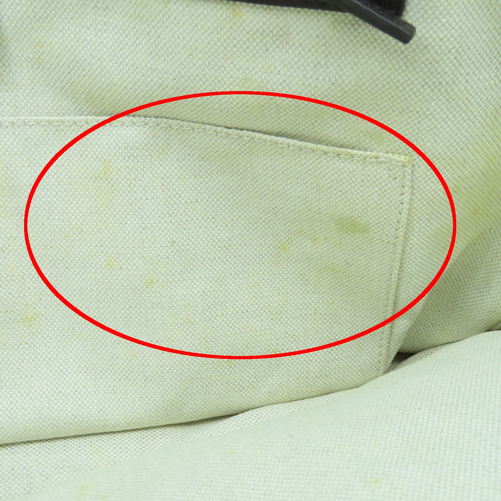 GUCCI 牛皮皮革/帆布Hand Bag金扣手挽袋啡色/米色