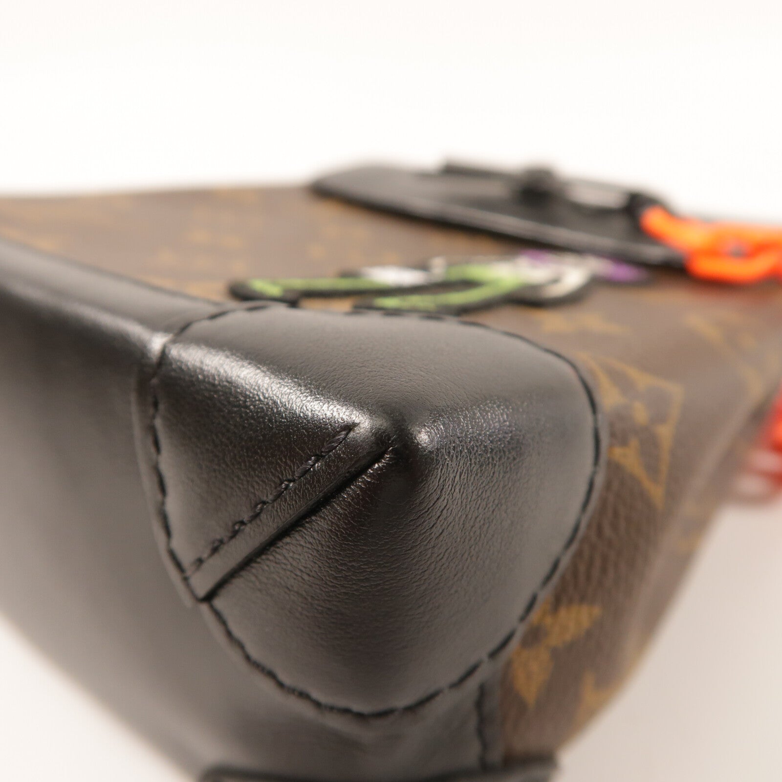 LOUIS VUITTON Monogram Solar Ray LV Friends Steamer XS肩背袋